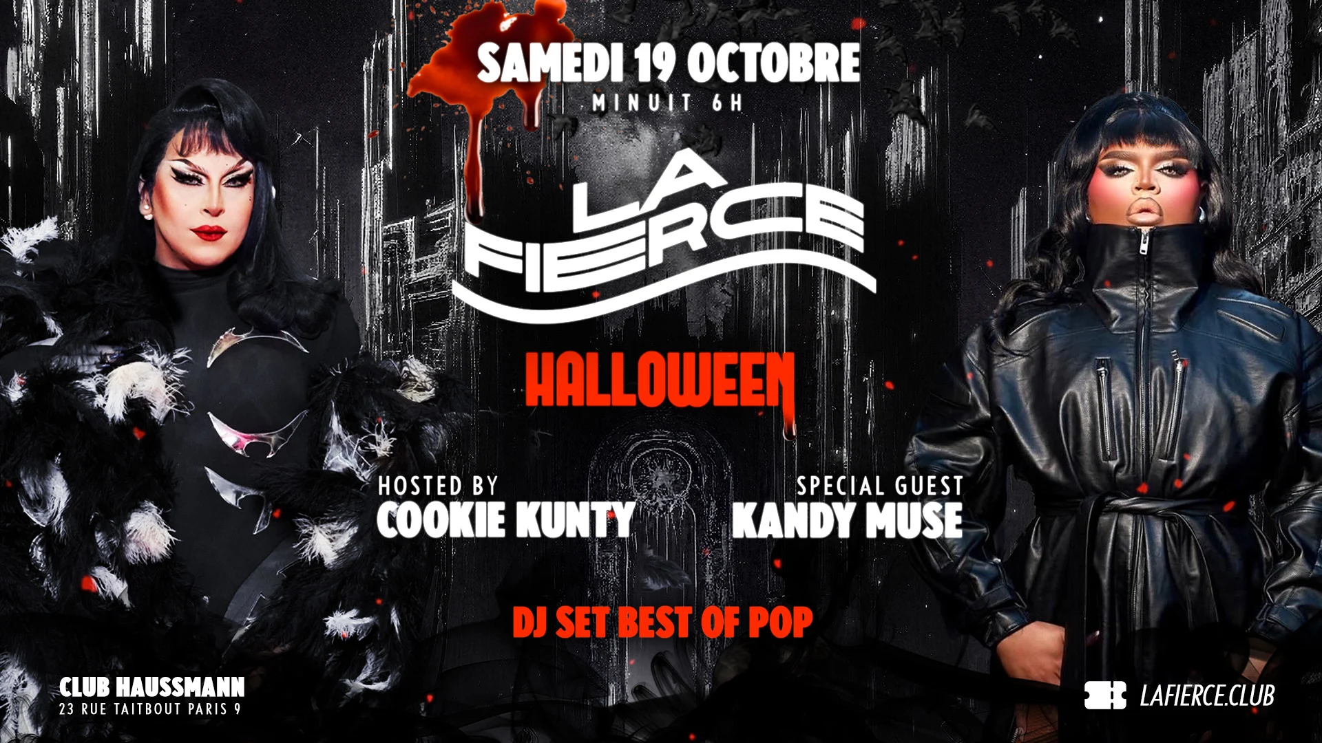 La Fierce Halloween @Club Haussmann Cover