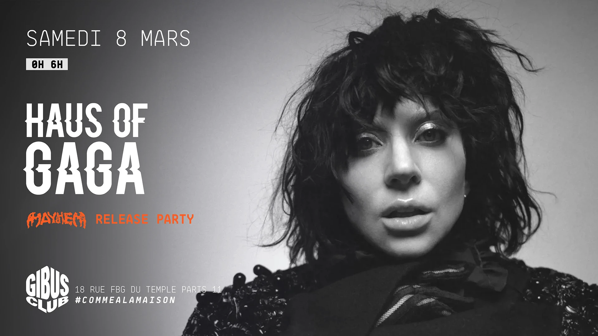 Haus Of Gaga - Mayhem Release Party Cover