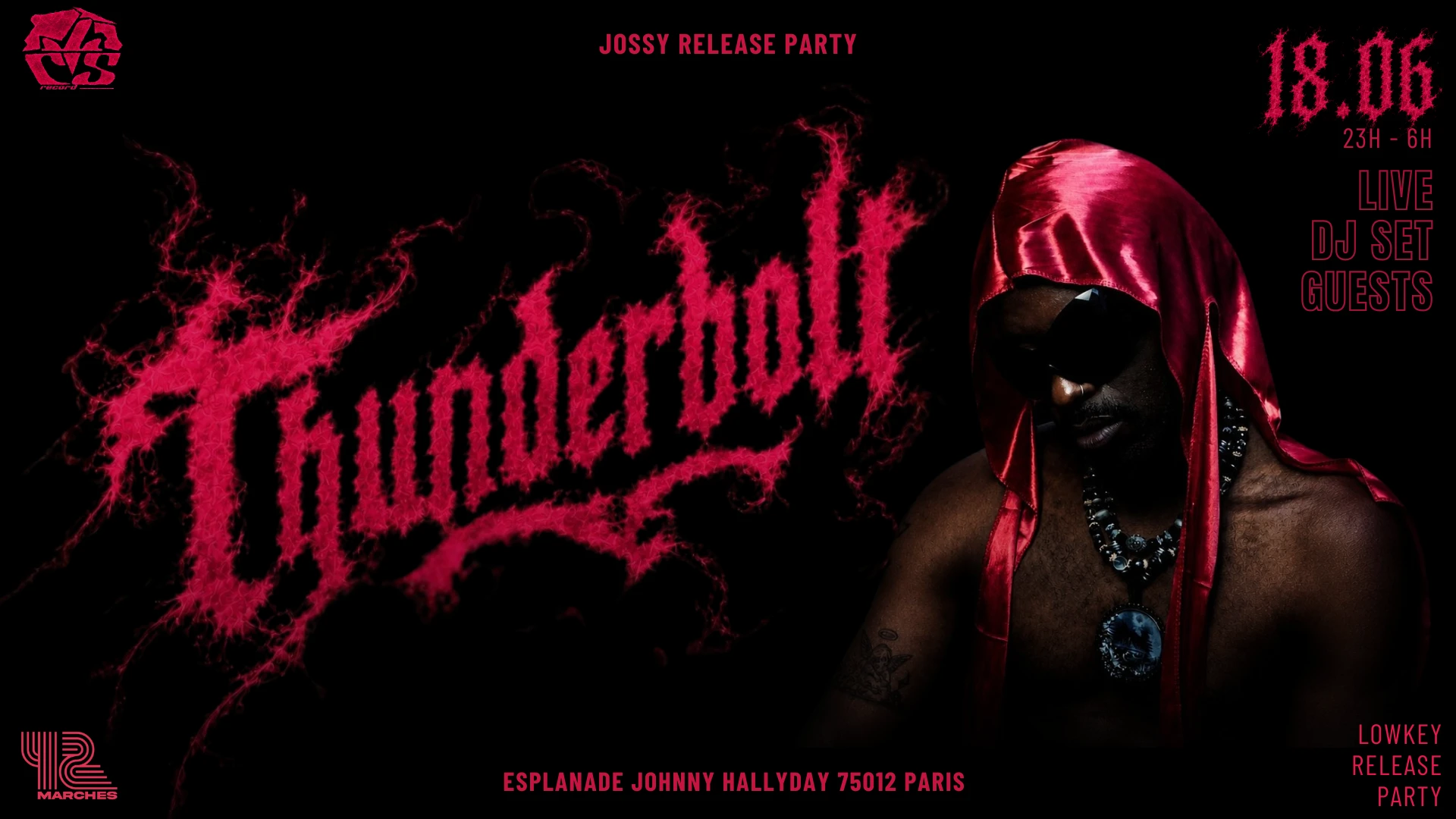Jossy Release Party - Thunderbolt Cover