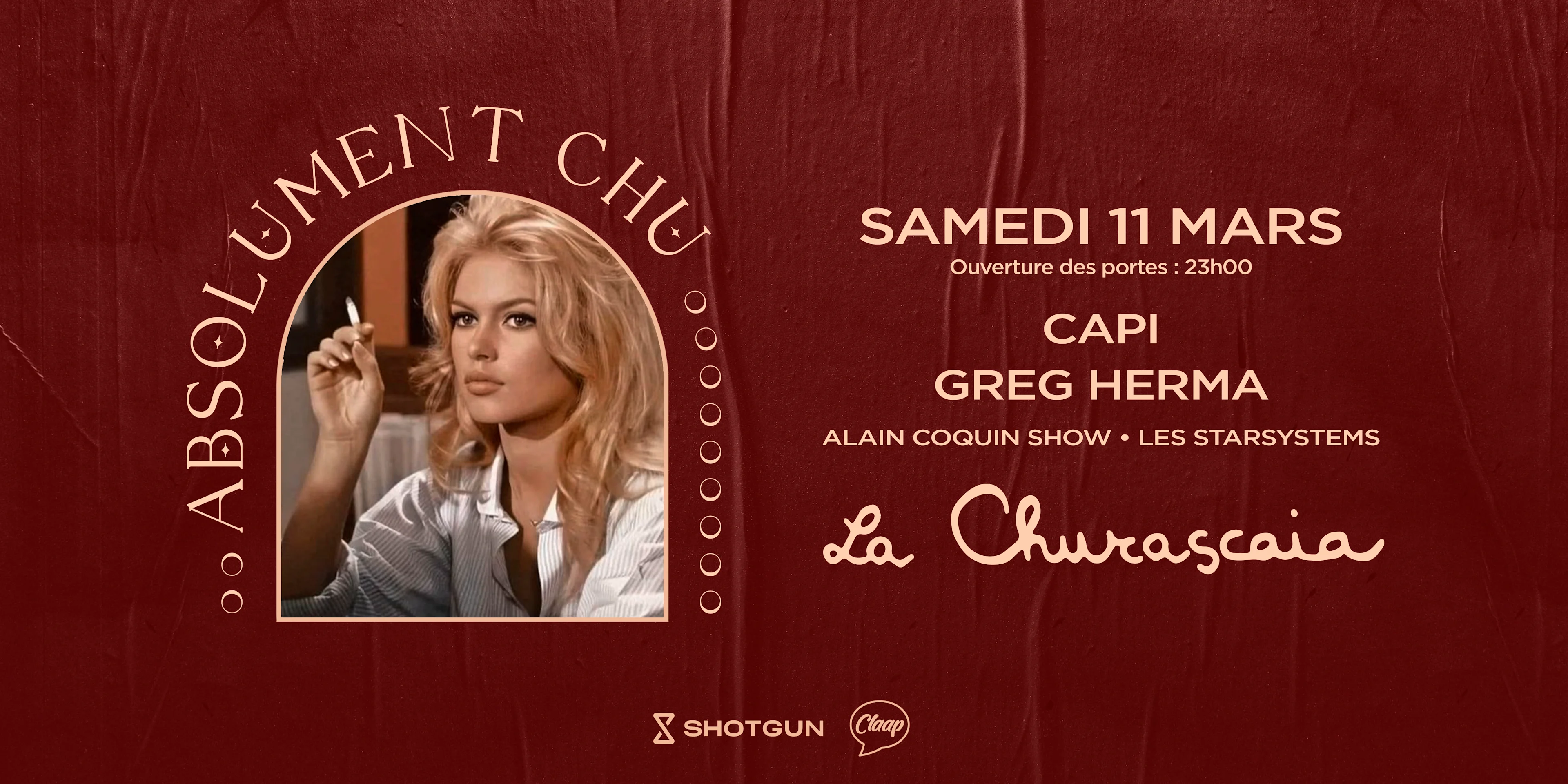 Absolument Chu - La Churascaia - 11.03.23 Cover