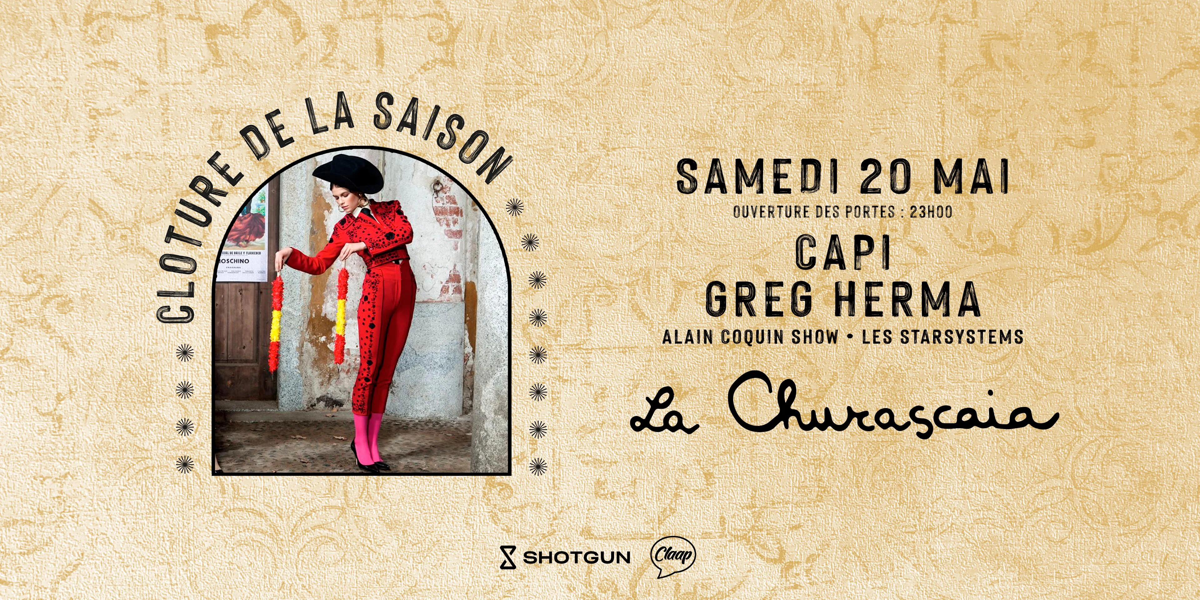 Cloture De La Saison - La Churascaia - Samedi 20 Mai Cover
