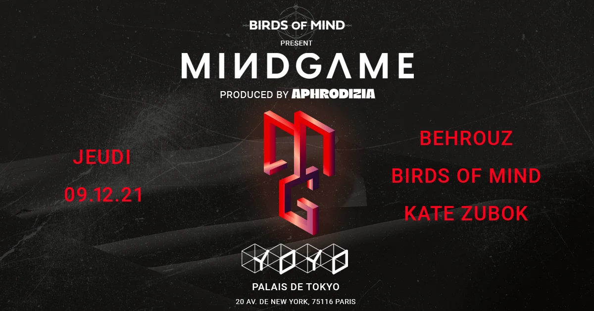 Mindgame Byaphrodizia |Behrouz-Birds Of Mind-Kate Zubok 9/12 Cover