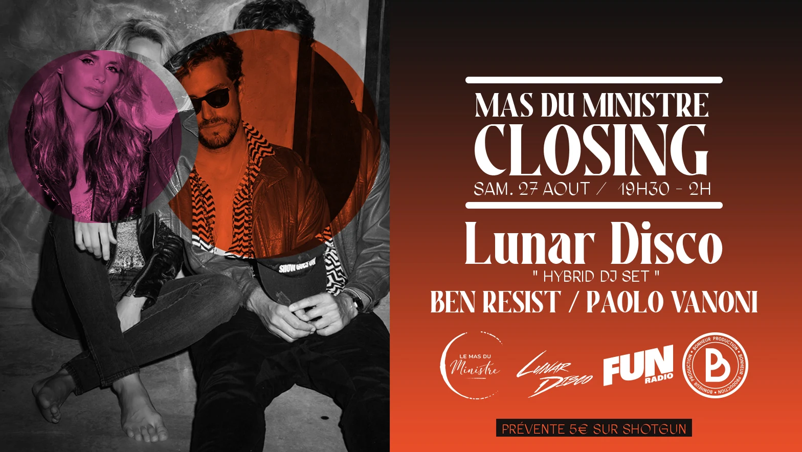 Closing Mas Du Ministre : Lunar Disco ( Hybrid Dj Set ) Cover