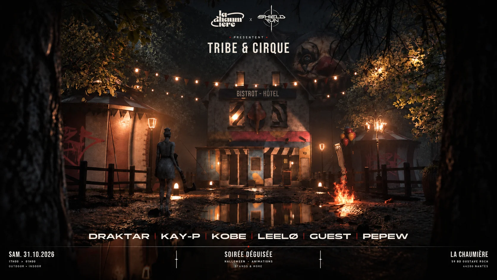 Tribe & Cirque : Soirée Déguisée Cover