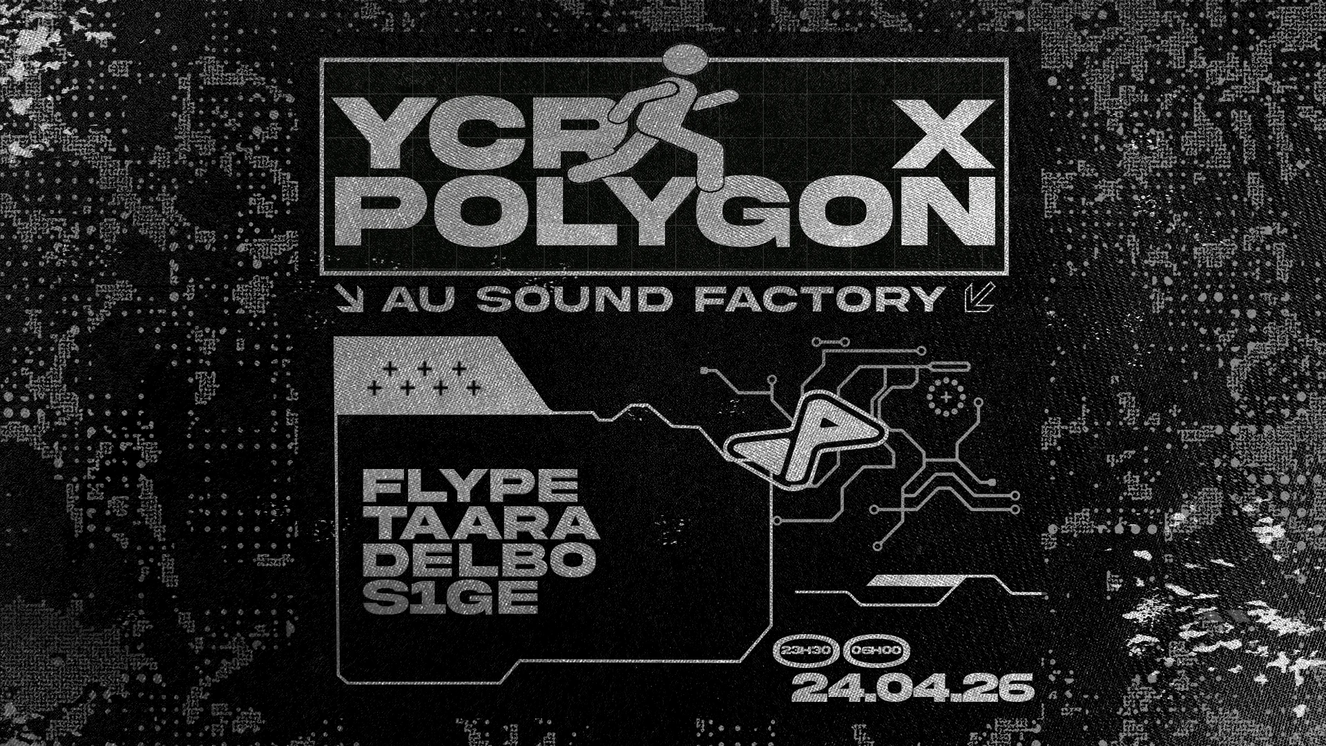 You Can Rave X Polygon Au Sound Factory Cover