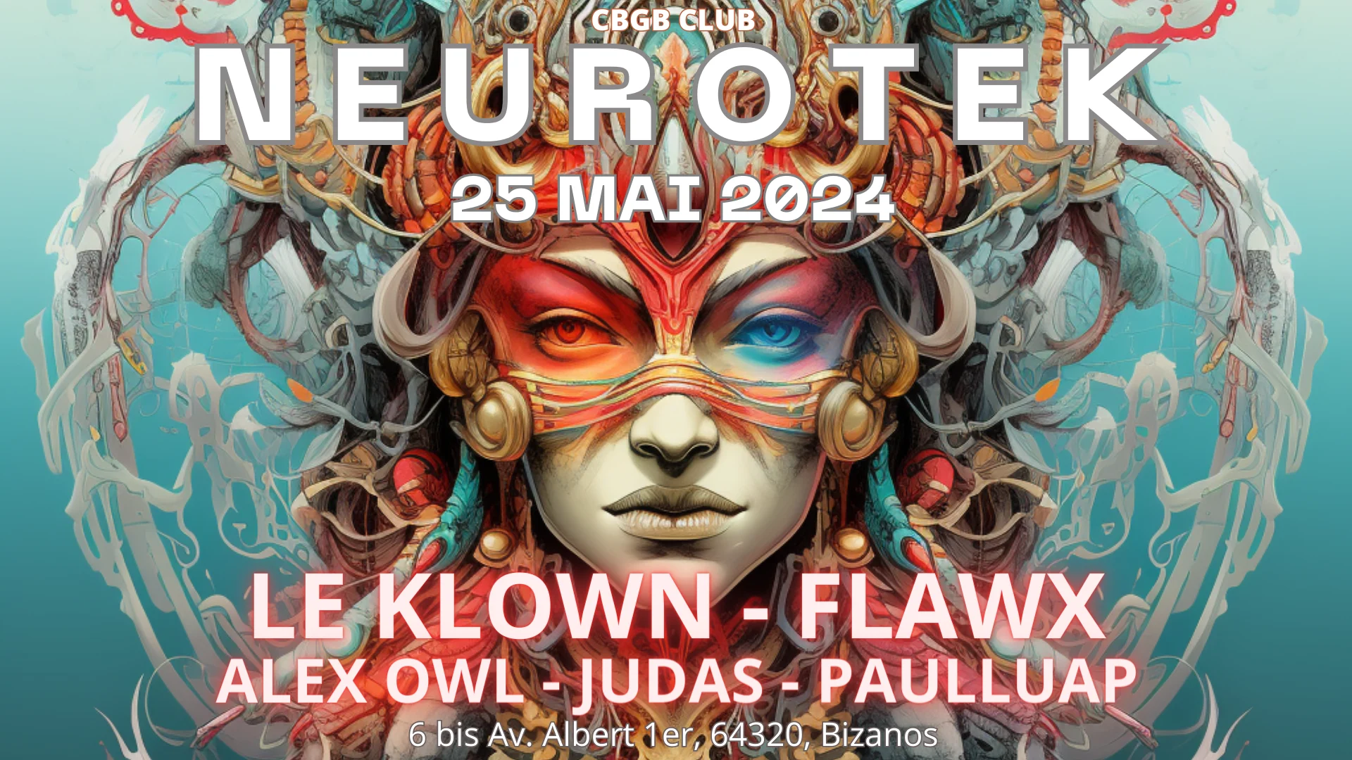 Neurotek W/ Le Klown / Flawx / Alex Owl / Dj Contest Cover