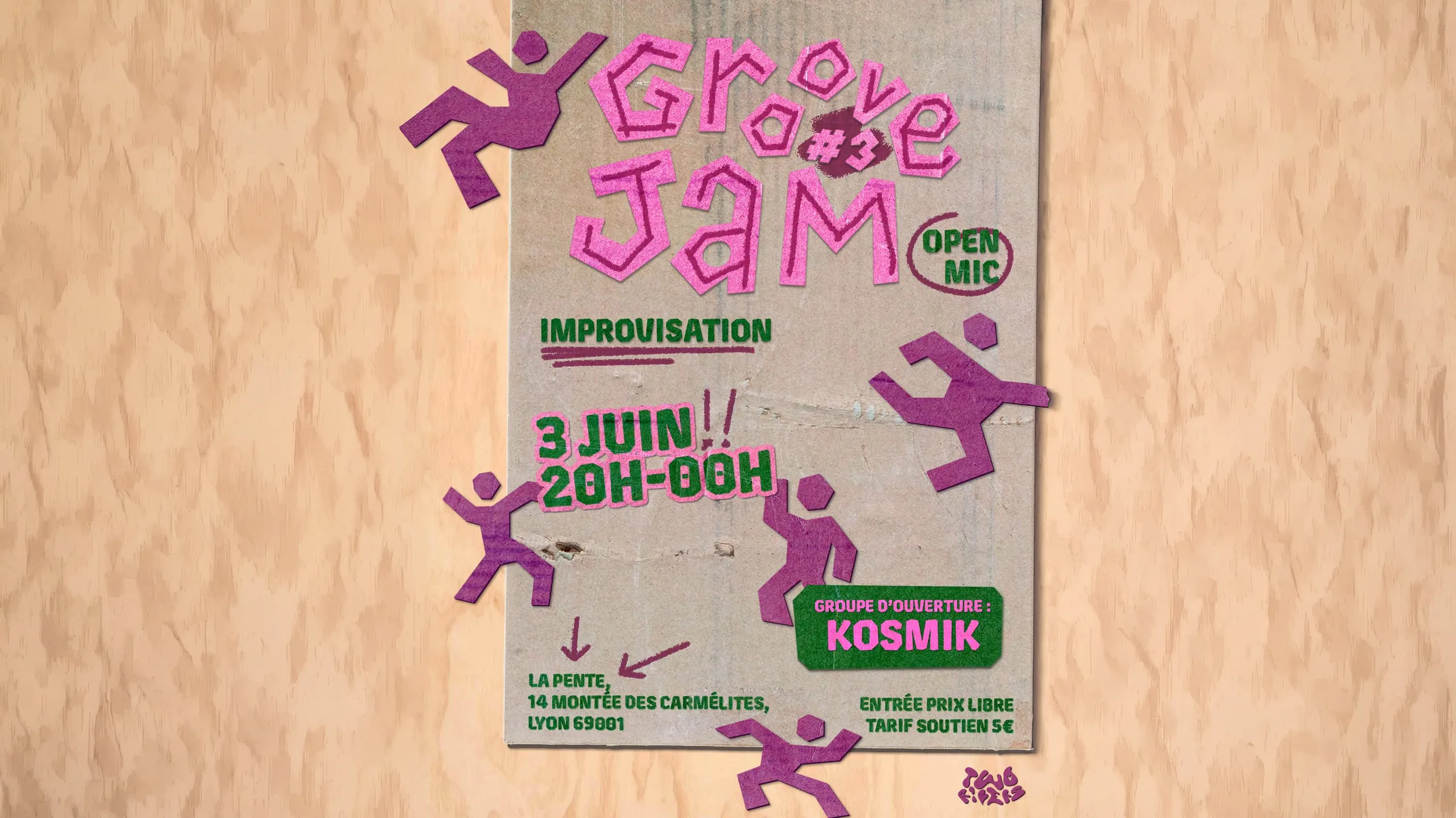 Two Rivers Présente Groove Jam Avec Kosmik Cover