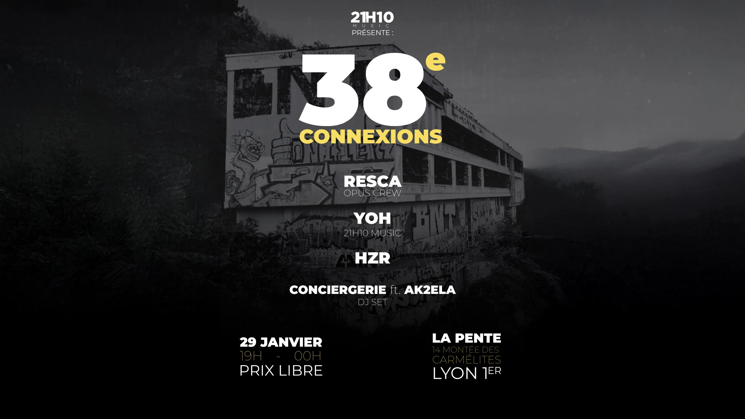21h10 Invite Resca, Yoh Tnt & Hzr (Rap) Cover