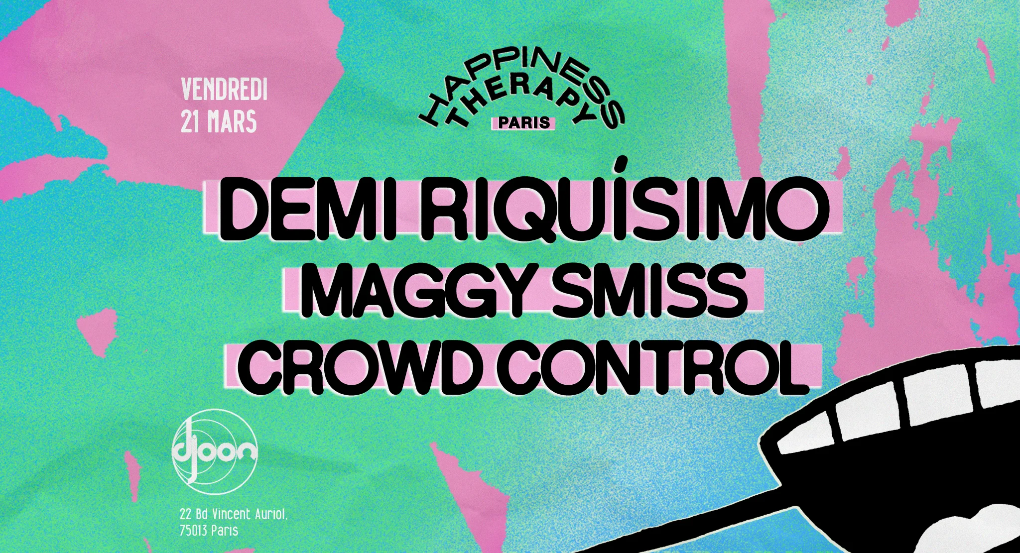 Happiness Therapy: Demi Riquísimo, Crowd Control,Maggy Smiss Cover