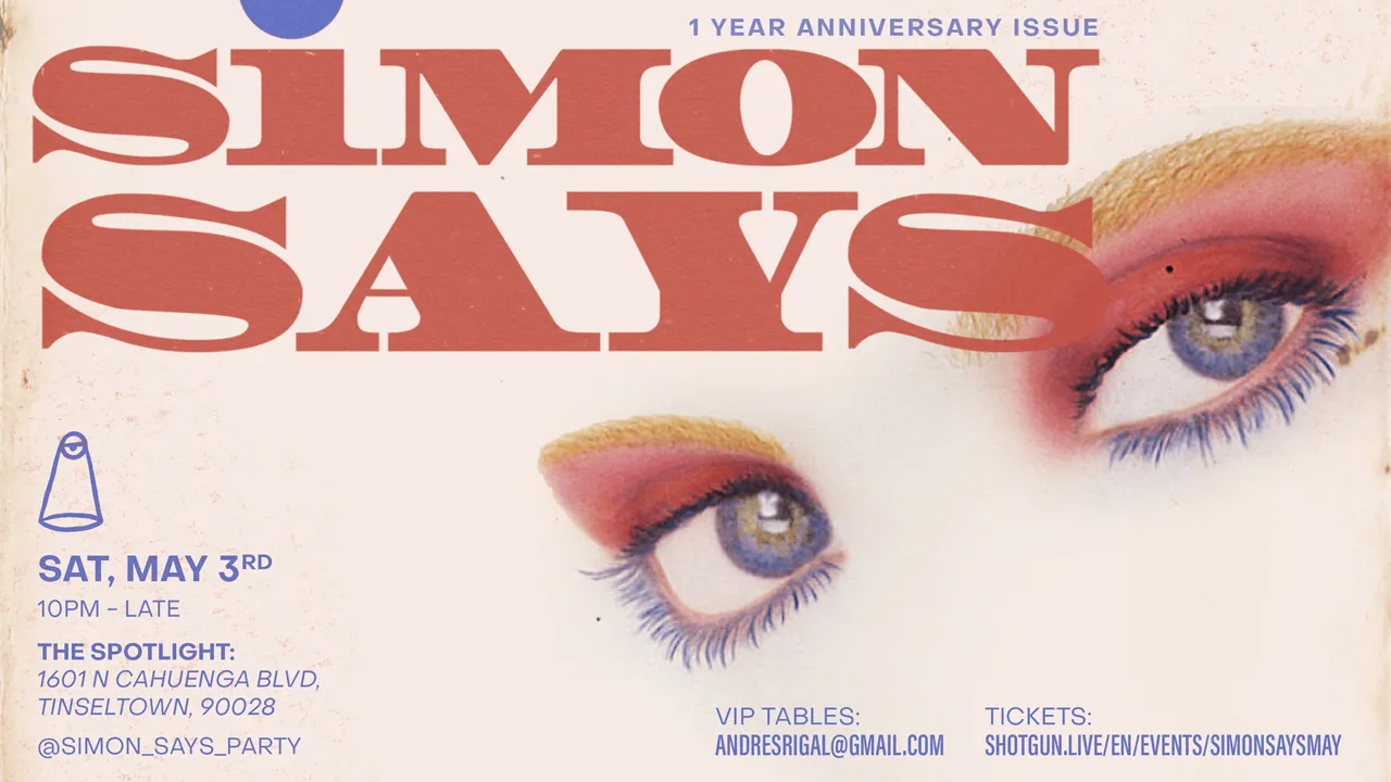 Simon Says: 1 Year Anniversary Cover