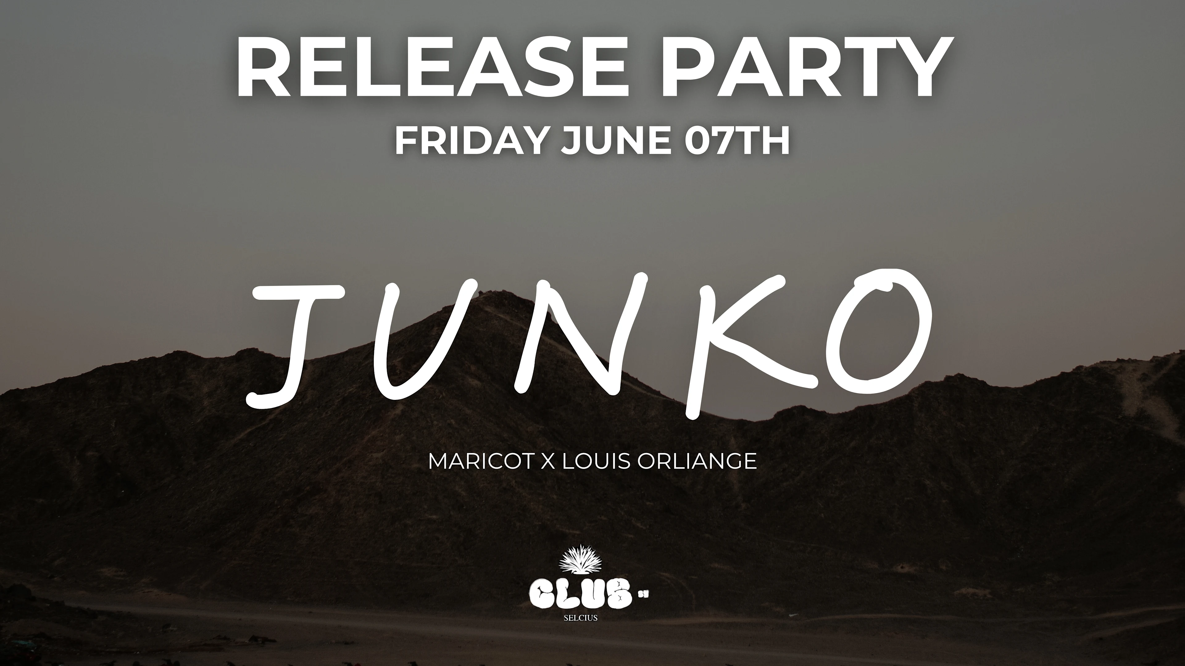 Junko Release Party - Junko X Maricot X Louis Orliange Cover