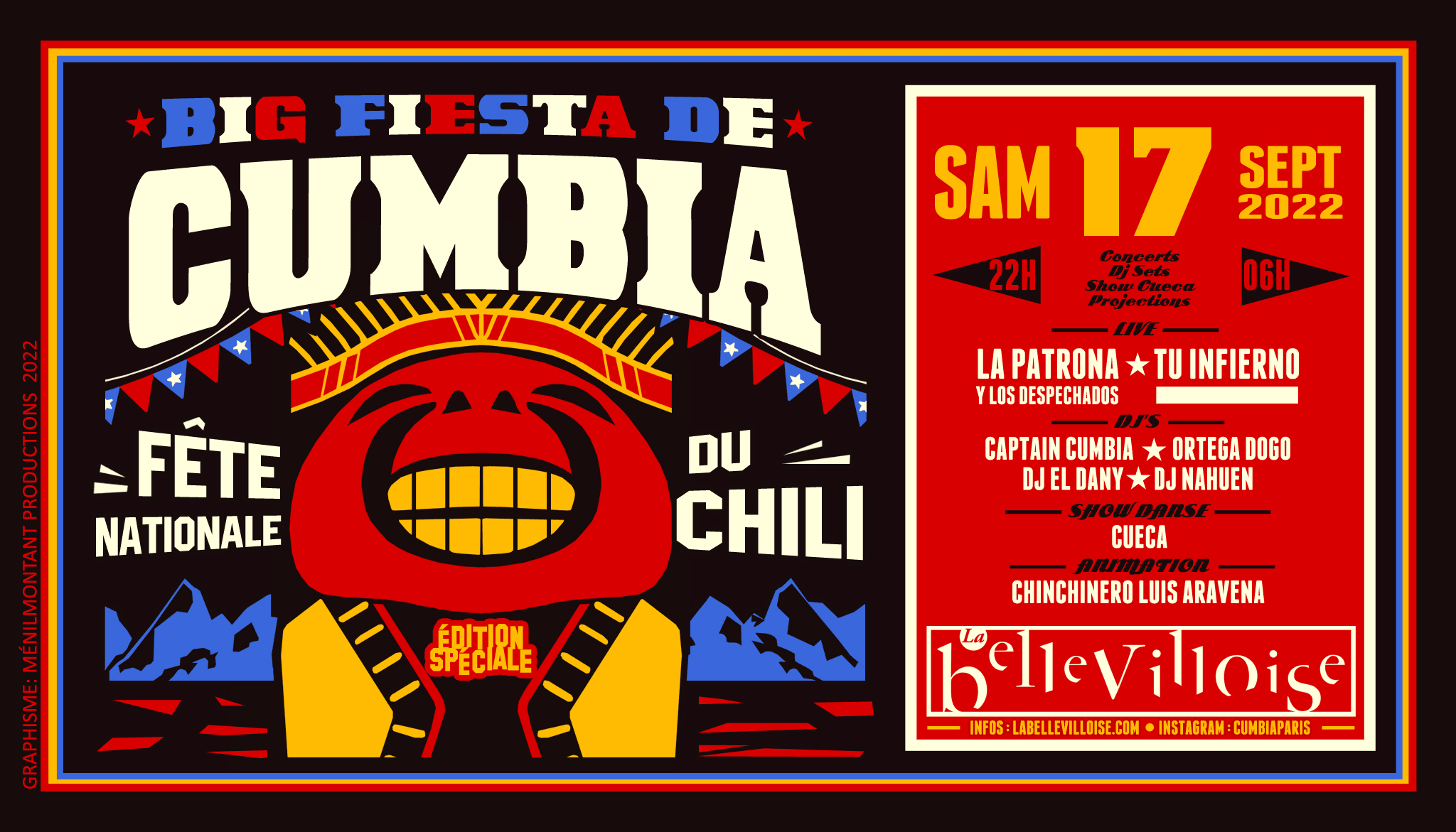 Big Fiesta De Cumbia - Fête Nationale Du Chili | 17.09.22 Cover