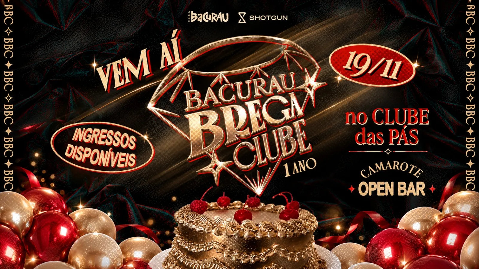 Bacurau Brega Clube - Especial De 1 Ano. Cover