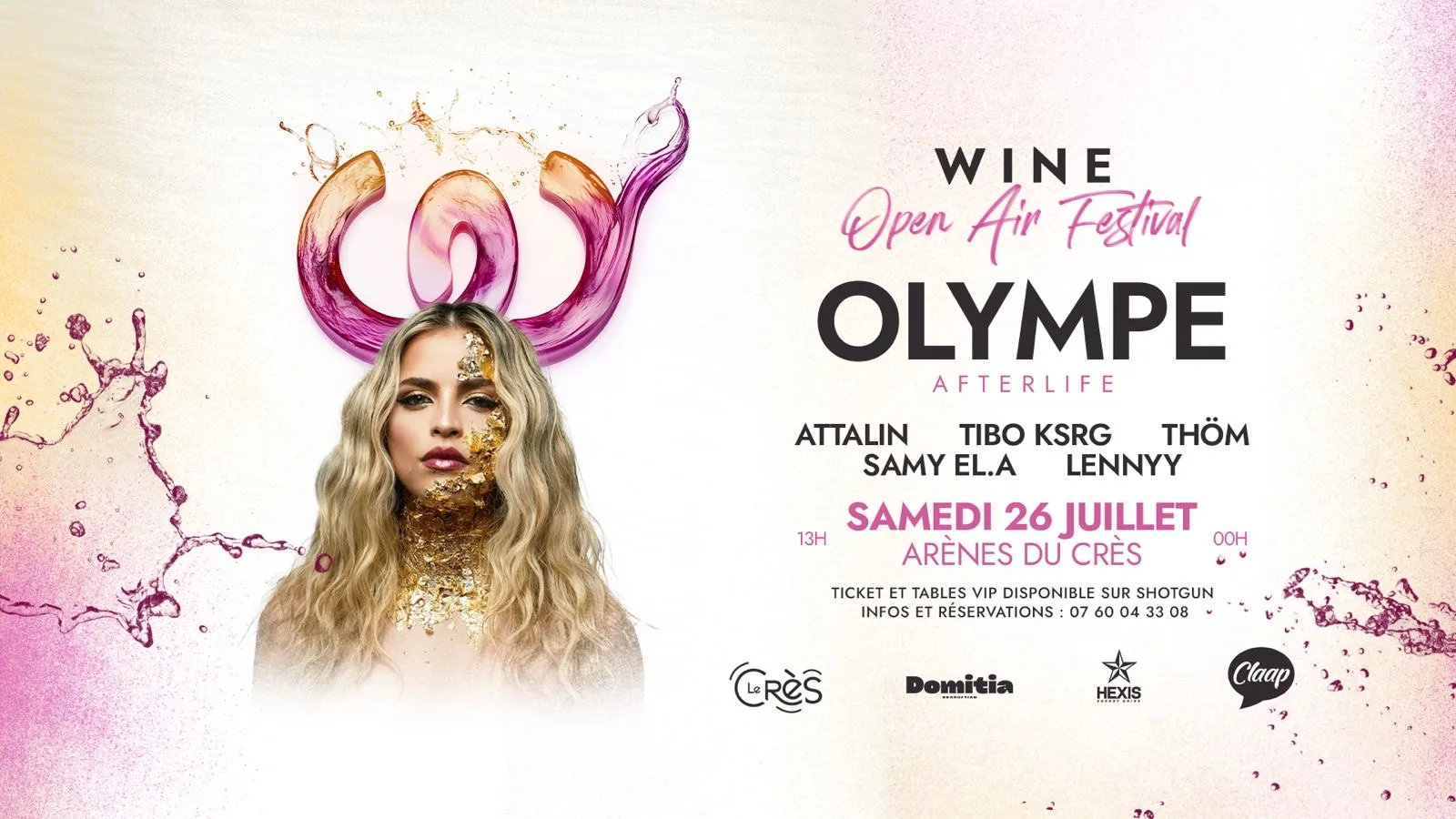 Wine Open Air Festival - Arènes Du Crès - Olympe (Afterlife) Cover