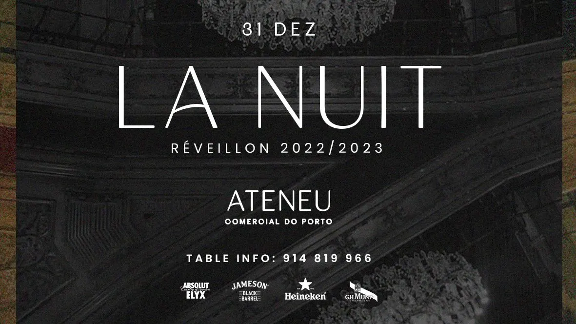 La Nuit - Reveillon Porto Cover