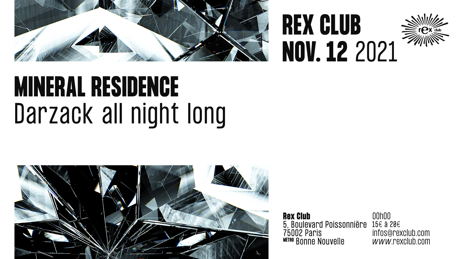 Mineral Residence : Darzack All Night Long Cover