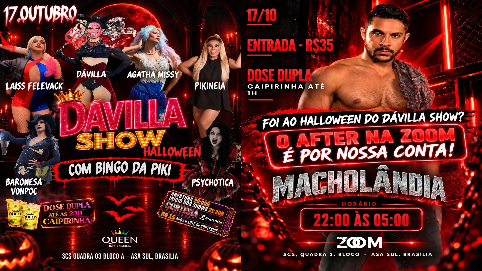 Halloween Dávilla Show+Bingo Da Piki+After No Zoom Cruising Cover