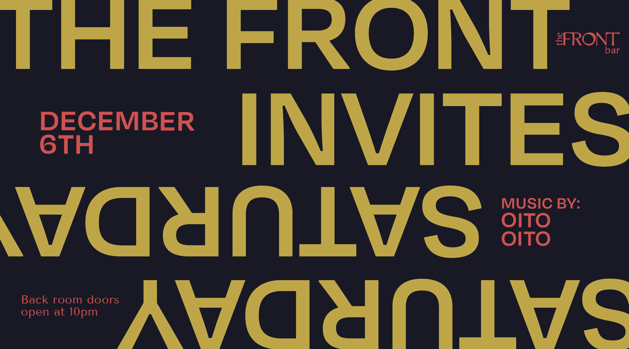 The Front Invites: Oito Oito (Dupplo E Senhor Pelota) Cover