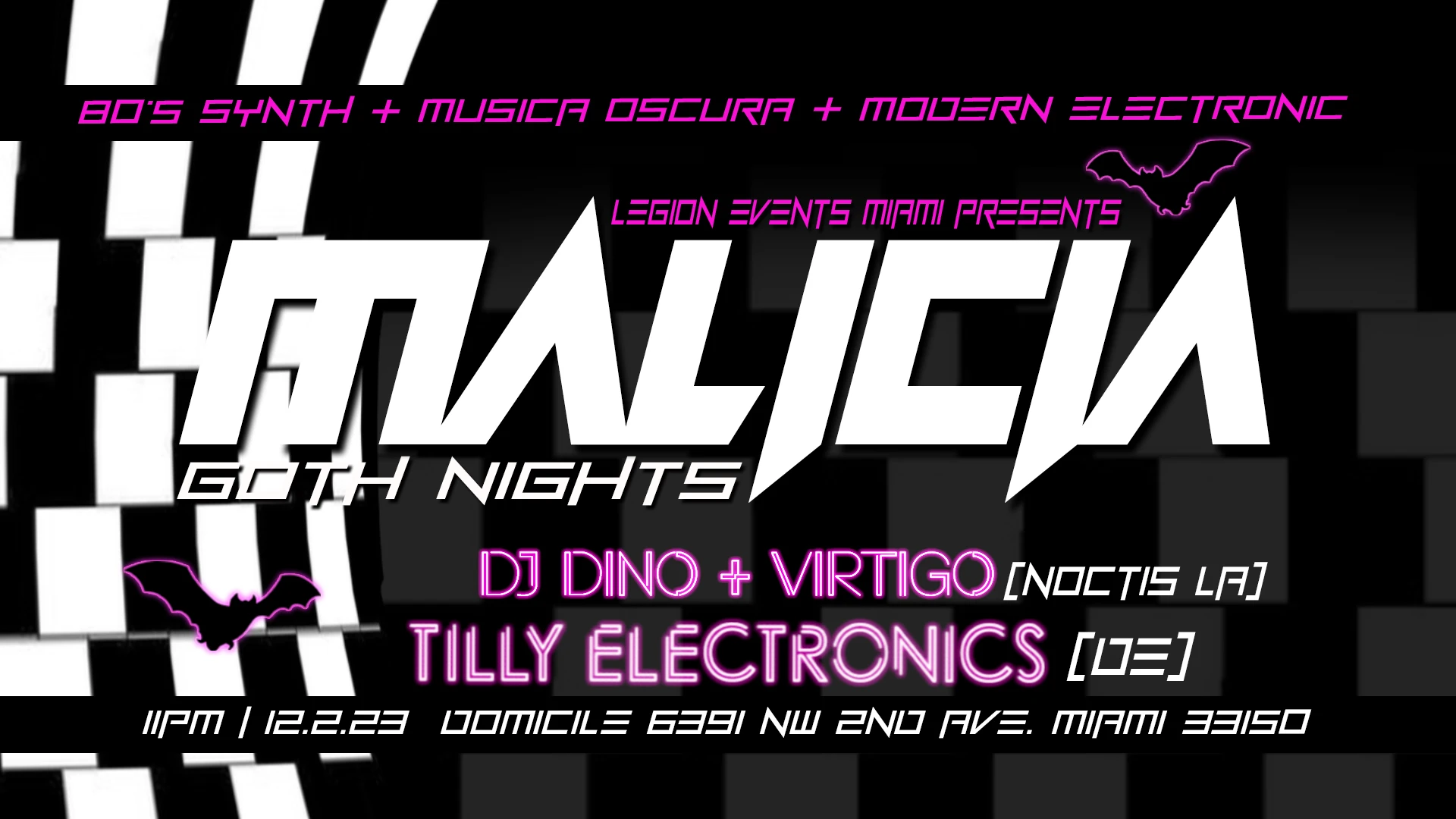 Malicia Goth Nights End Of Year Bash Cover