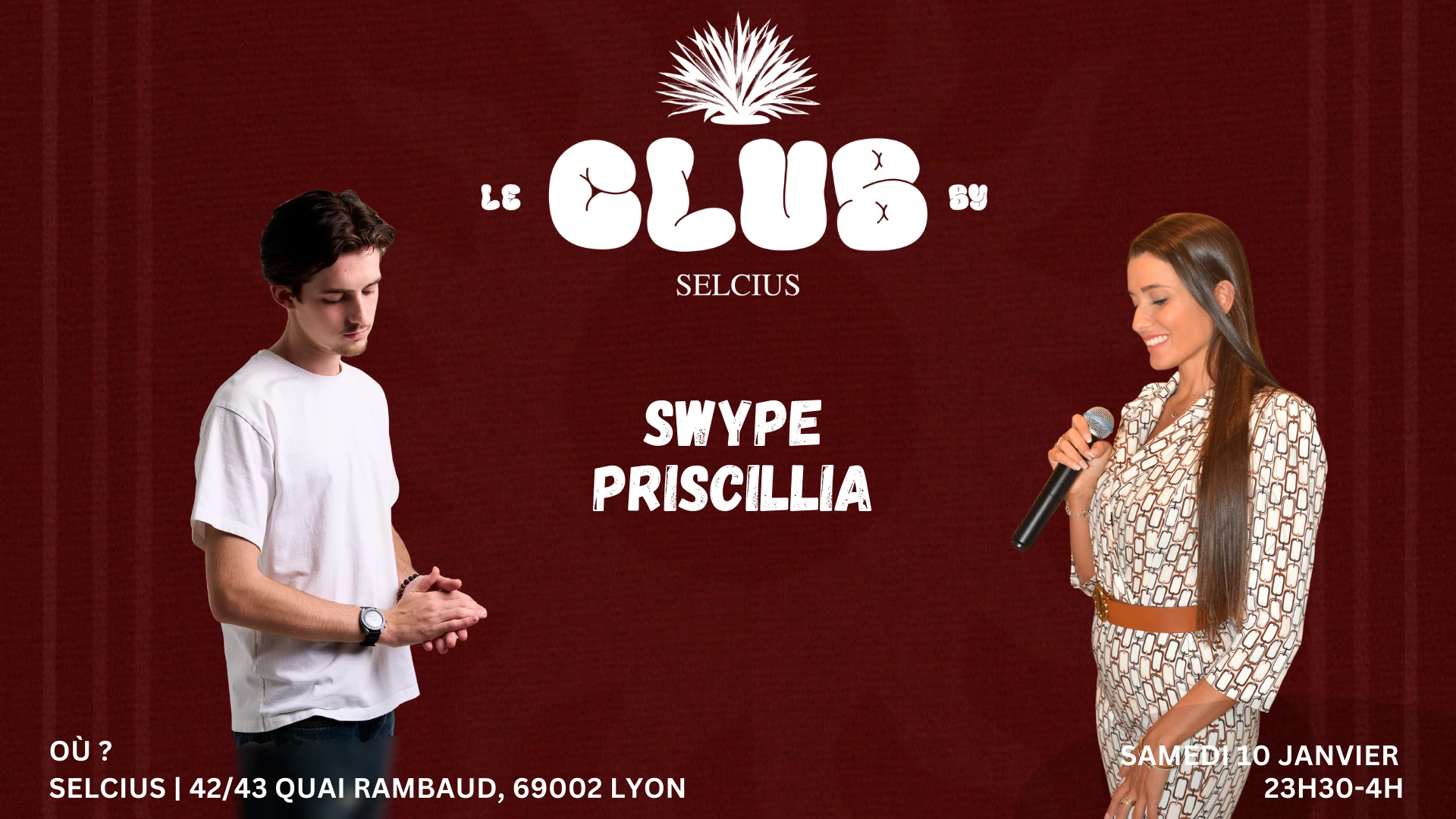 Selcius Club - Samedi 10 Janvier Cover