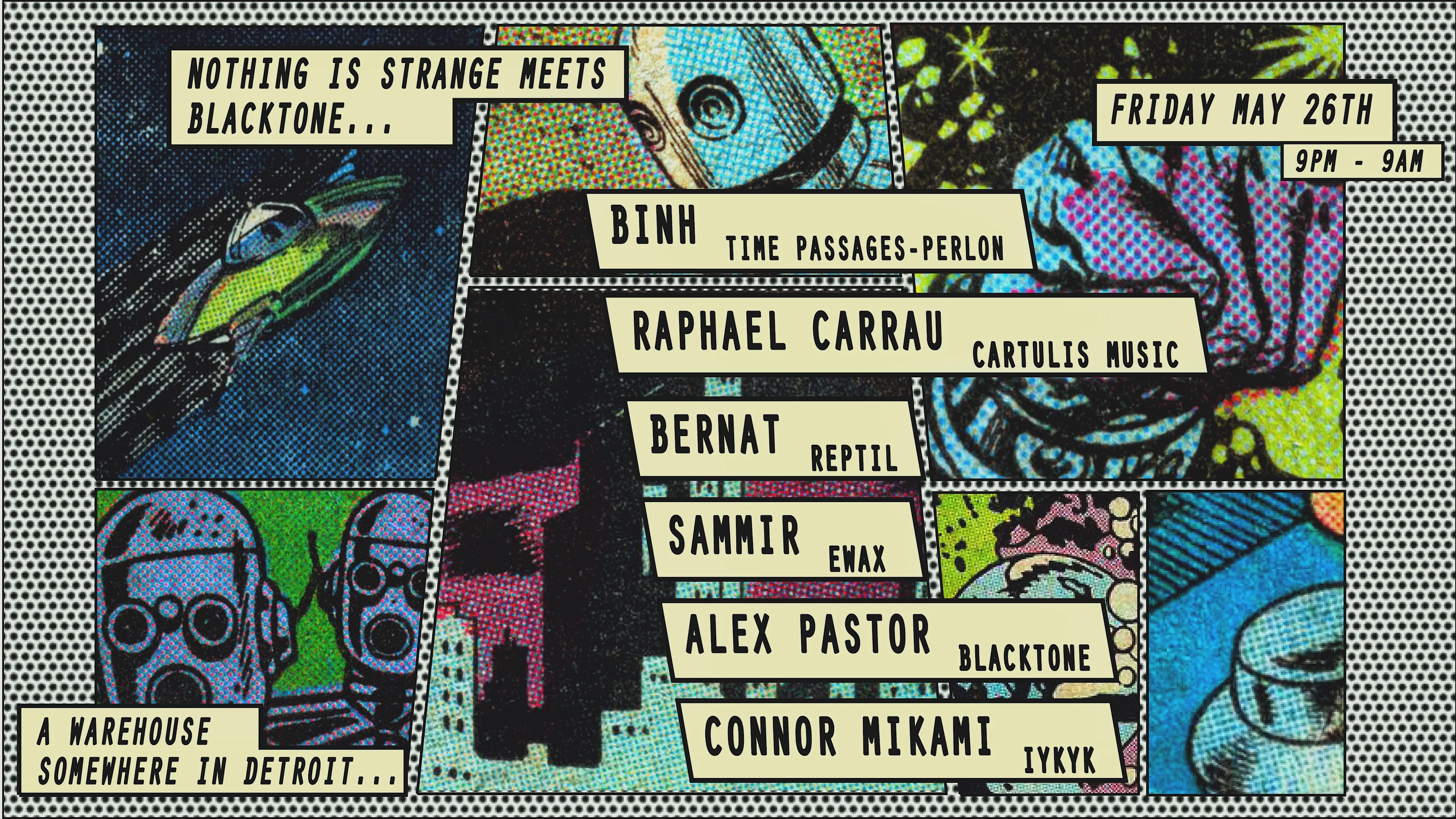 Nothing Is Strange Meets Blacktone : Binh & Raphael Carrau Cover
