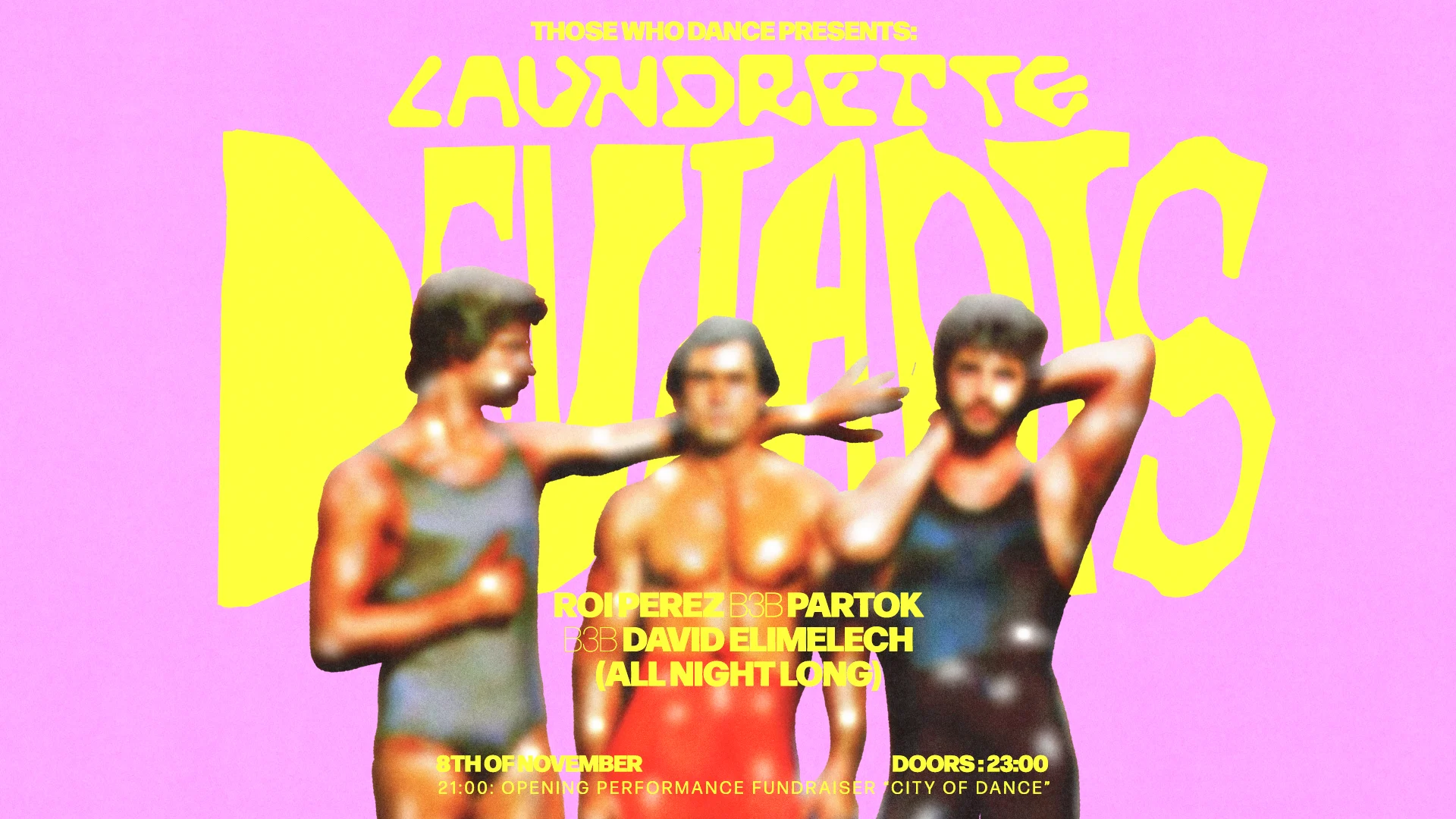 Deviants Invites: Laundrette Cover