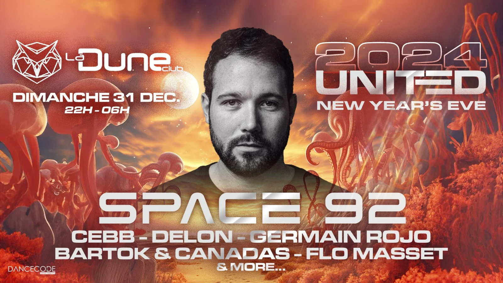 United New Year’S Eve 2024 : Space 92 Cover