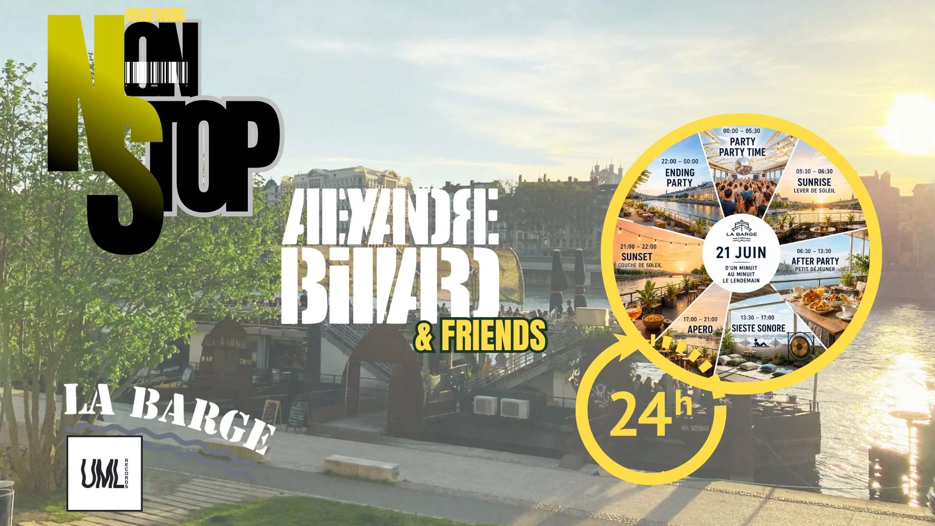 Alexandre Billard 24h Set Non Stop @ La Barge Cover