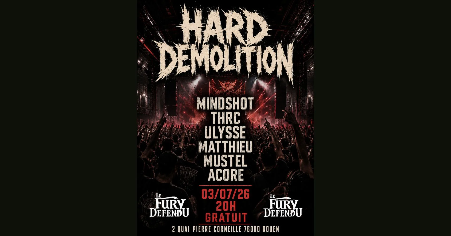 Soirée Techno Hard Demolition Cover