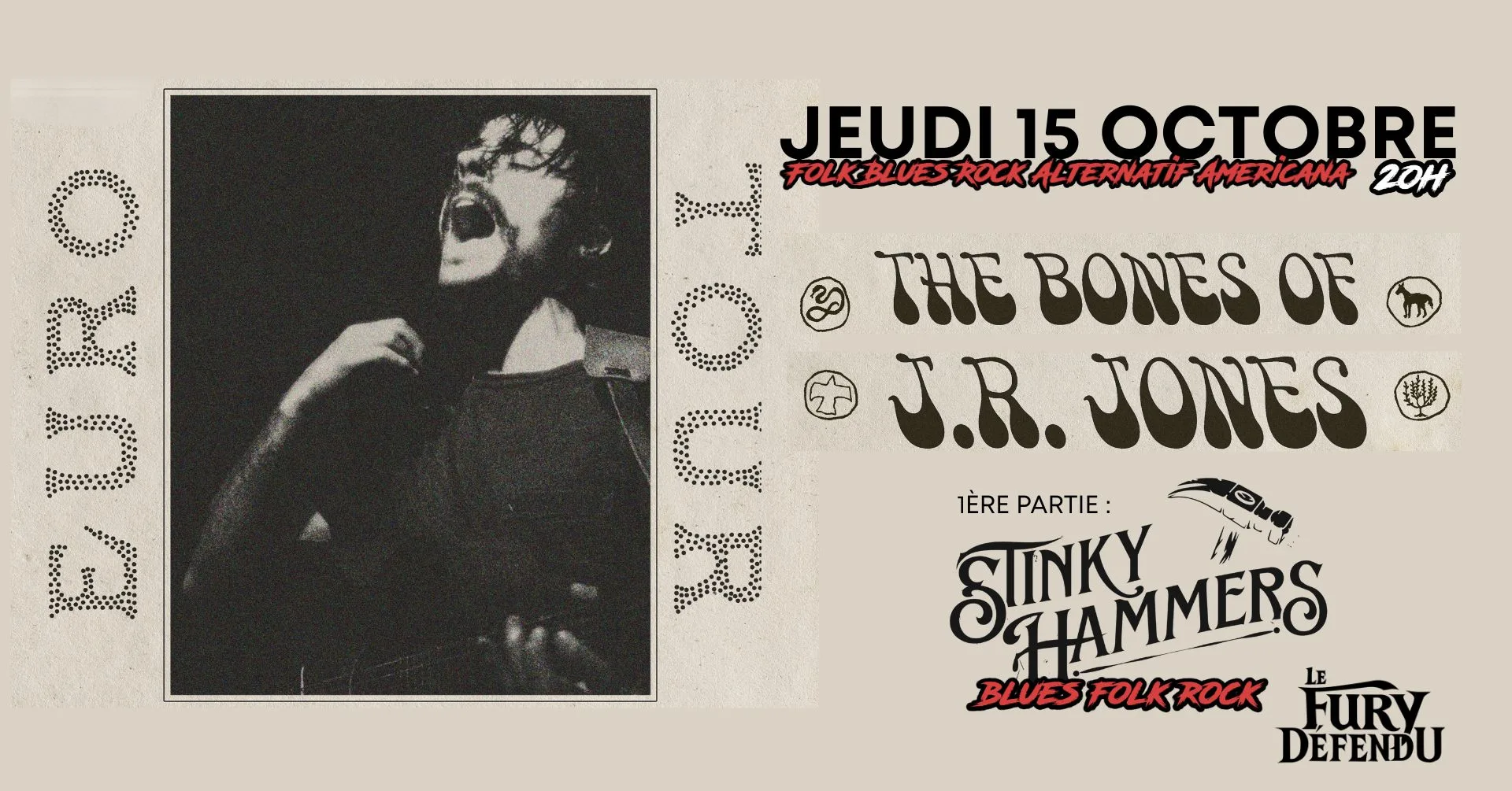 The Bones Of Jr Jones  /  Stinky Hammers // Le Fury Défendu Cover