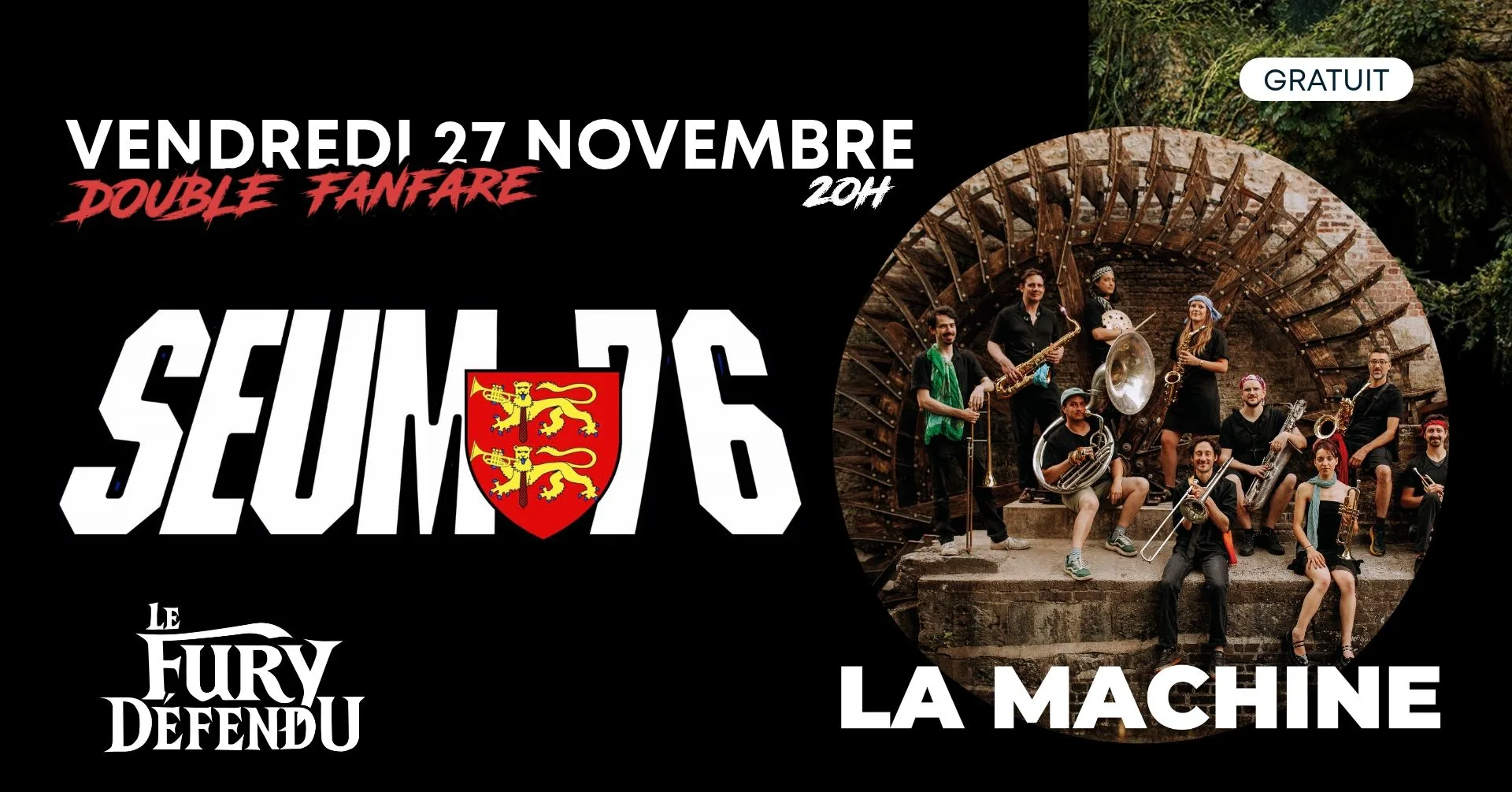 Double Fanfare - Seum 76 / La Machine Cover