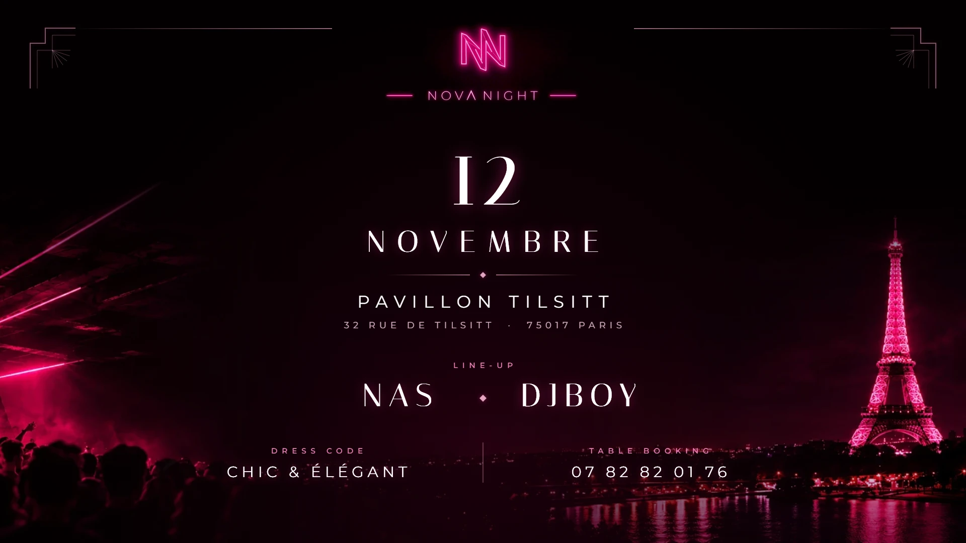 Nova Night Party Cover