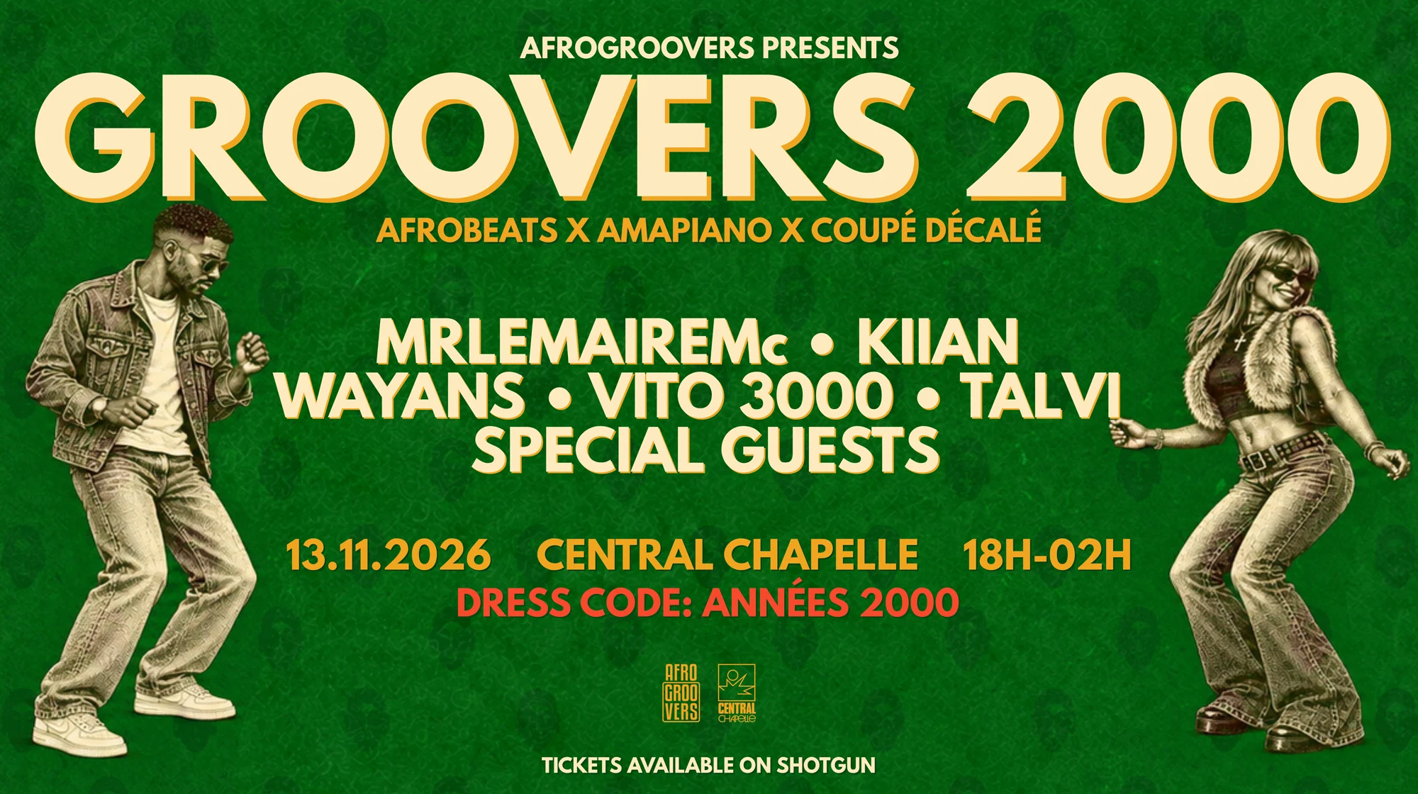 Groovers 2000 — Central Chapelle Cover