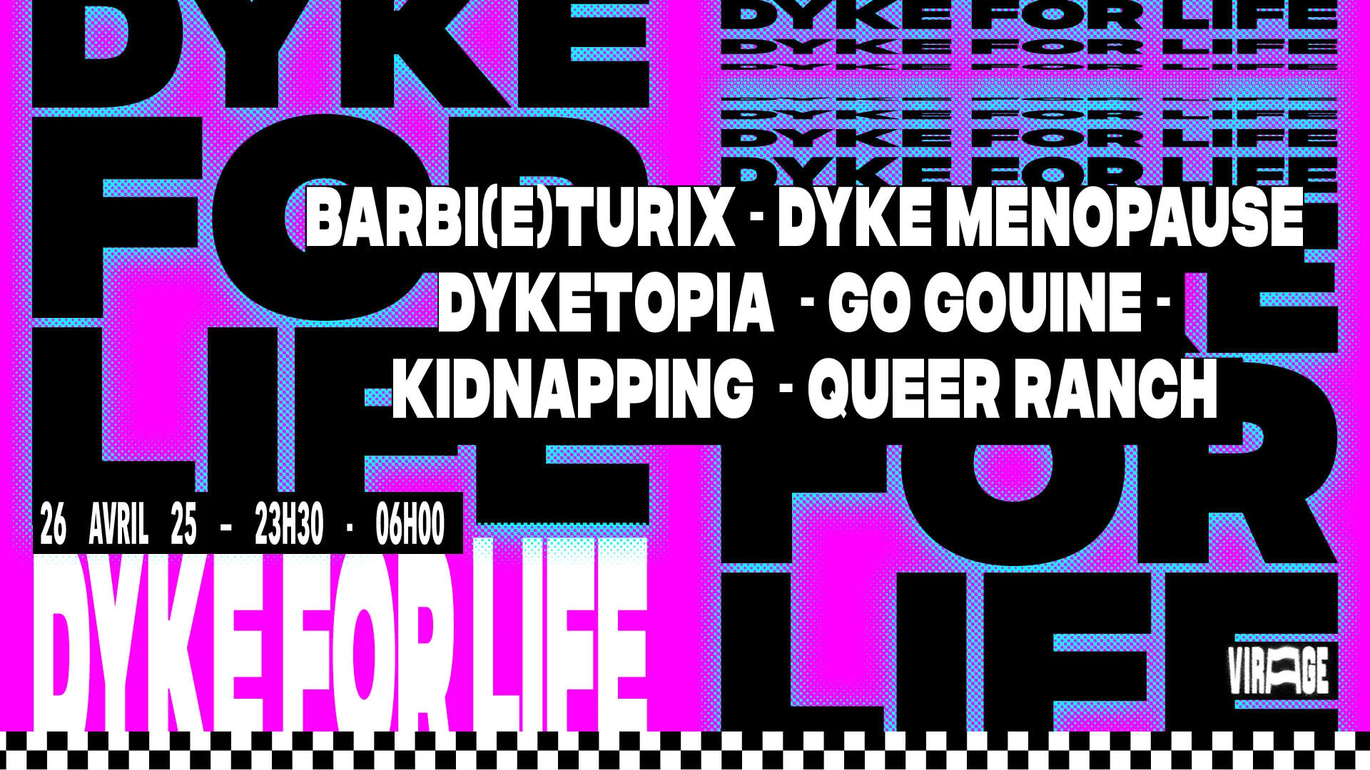 Dyke For Life : Barbi(E)Turix, Dyketopia, Dykemenopause ... Cover