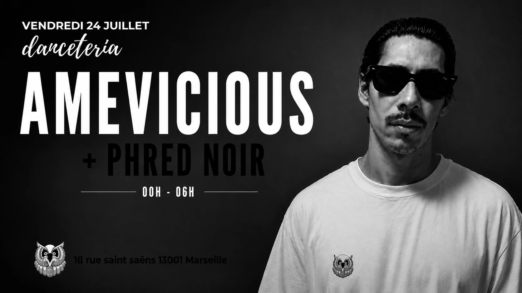 Amevicious + Phred Noir @ Danceteria Cover