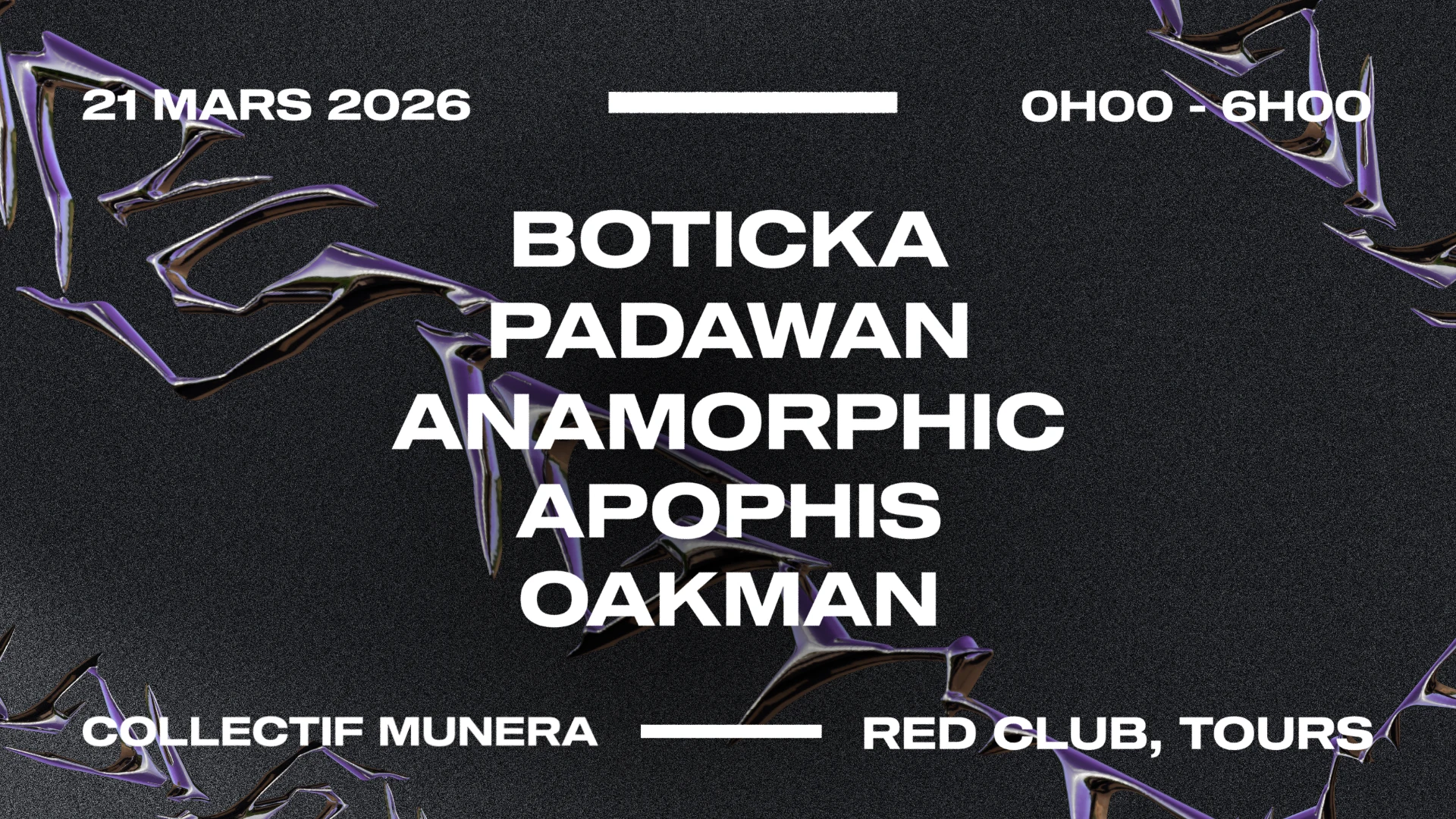 Munera X Red Club : Boticka, Padawan, Anamorphic... Cover