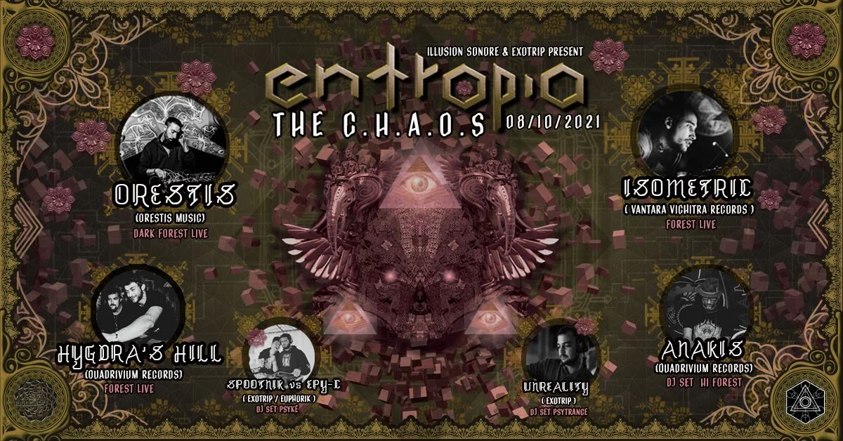 Entropia - The Chaos // Orestis / Isometric / Hygdra's Hill Cover
