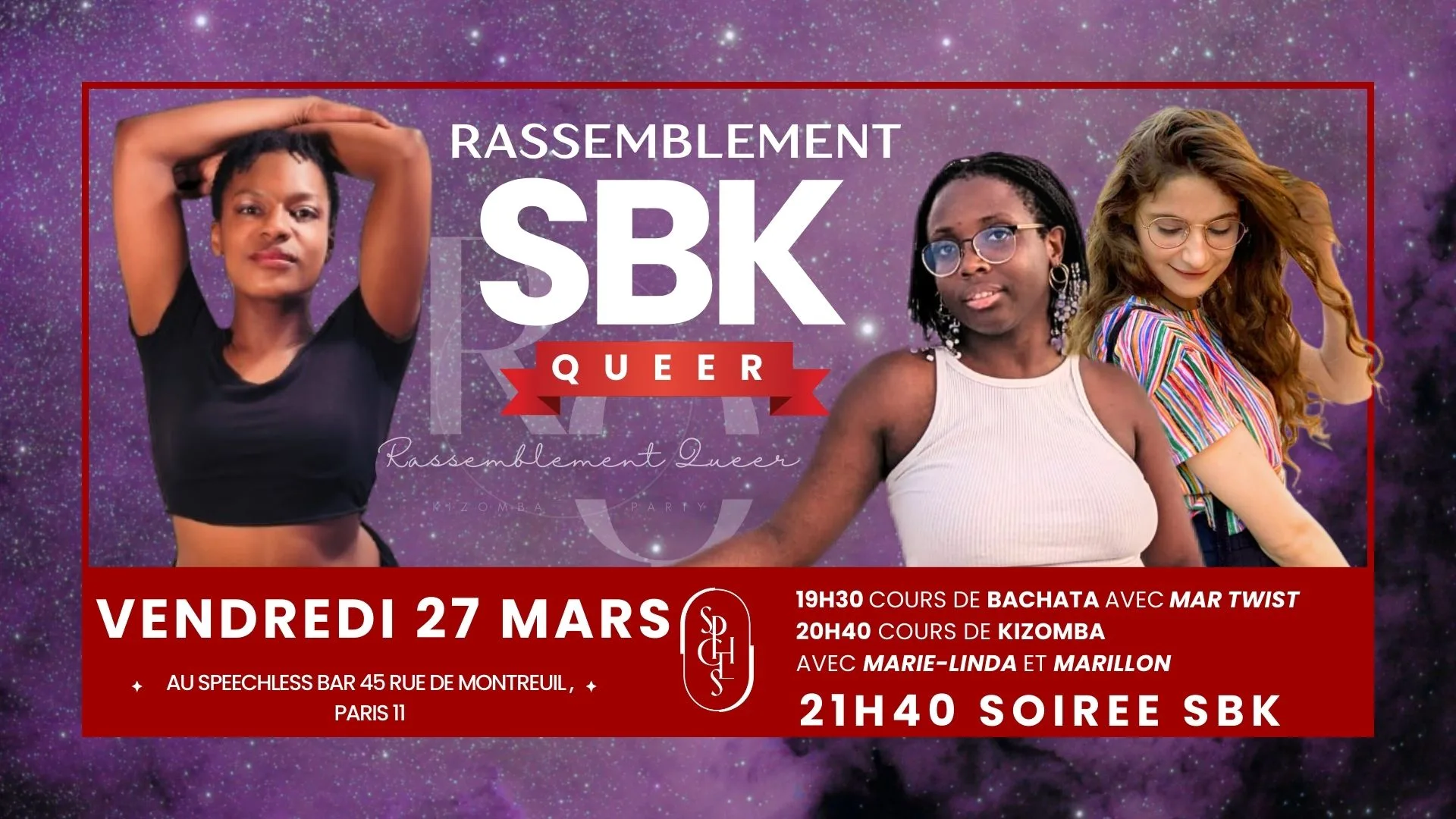 Sbk Queer + Cours De Bachata Et De Kizomba Cover