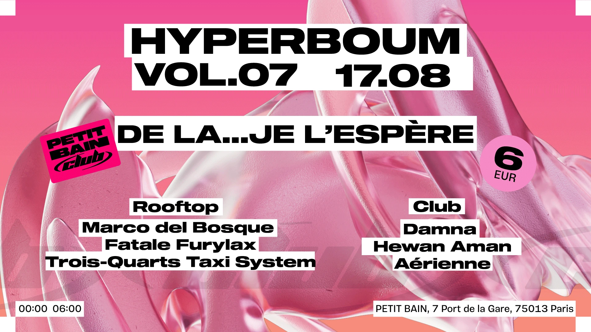 Hyperboum Vol.7 : De La...Je L'espère Cover