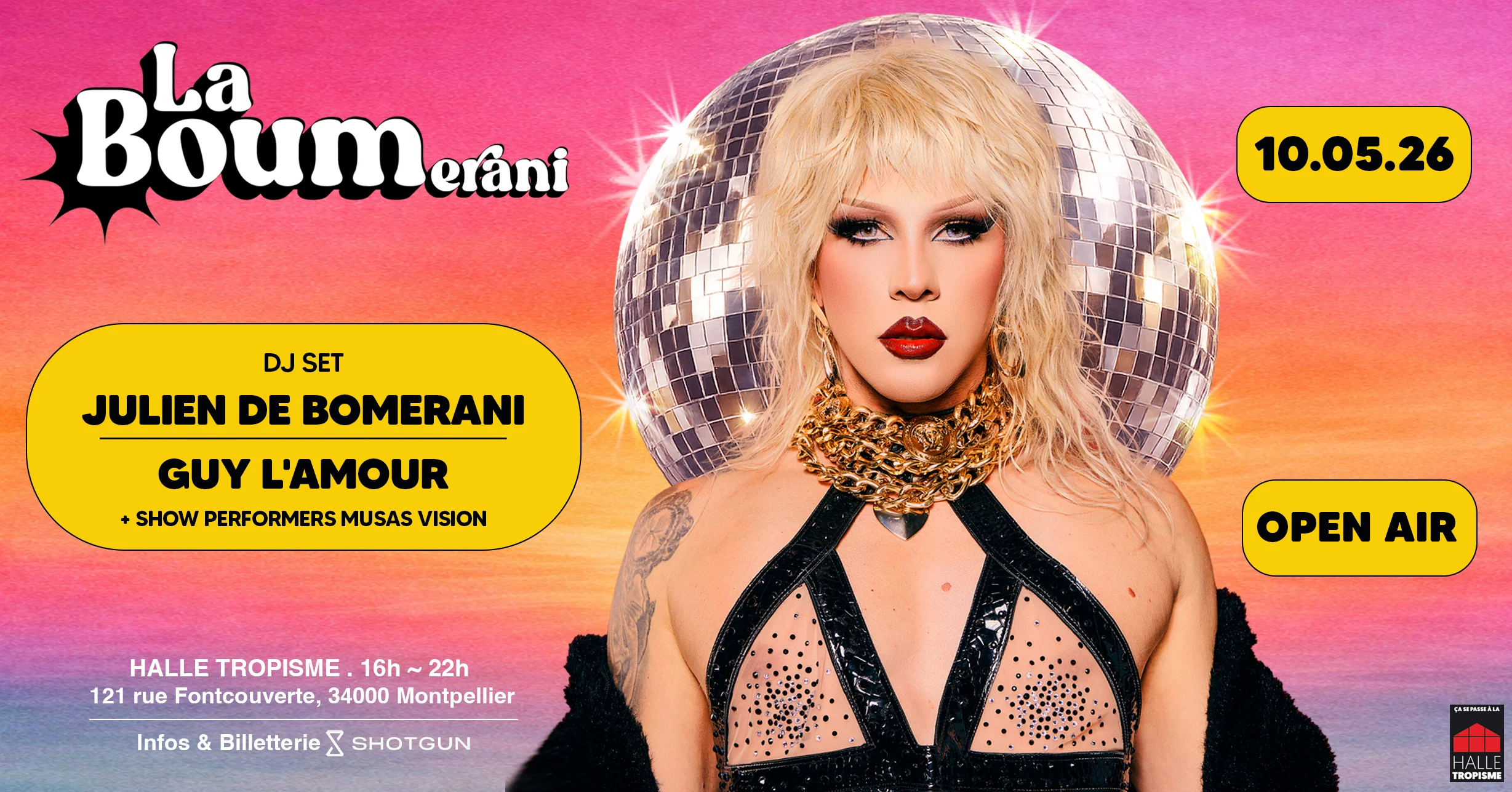 Dim 10/05 - La Boum X Halle Tropisme - Open Air Cover