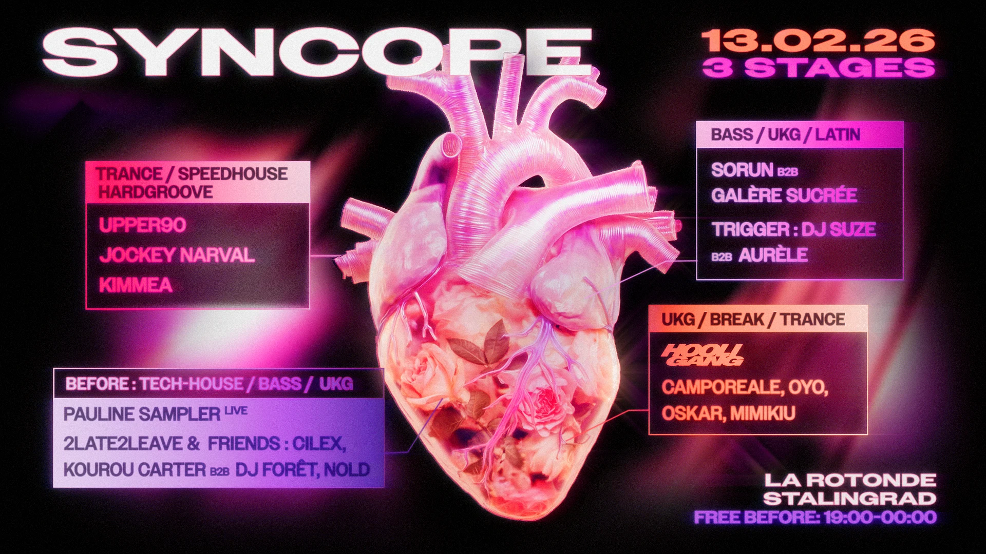 Sold Out - Syncope: Upper90, Hooligang... Cover