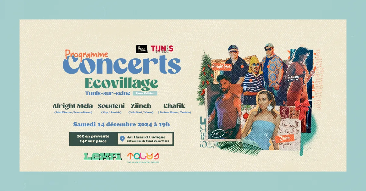 Alright Mela + Soudeni + Ziiineb + Chafik X Tunis-Sur-Seine Cover