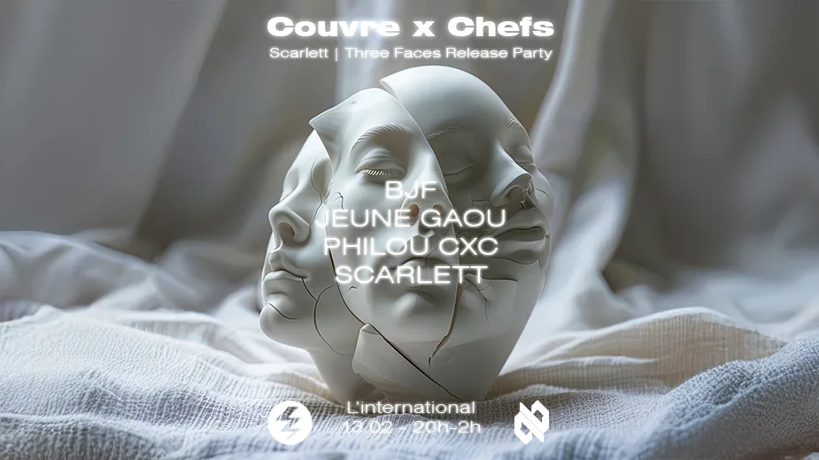 Couvre X Chefs: Scarlett | Three Faces Release Party Cover