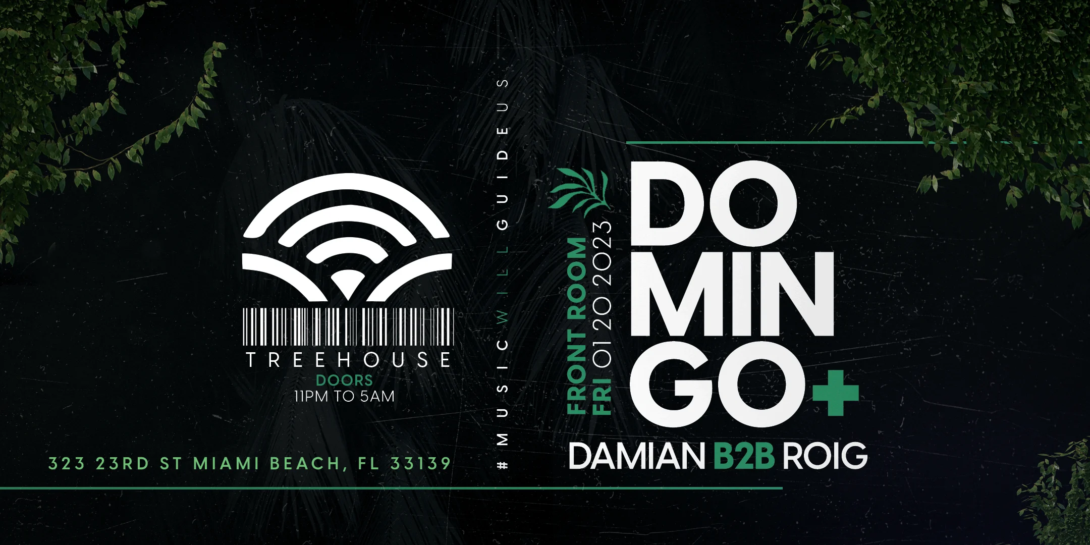 Treehouse Presents: Domingo+ (Front Room) Cover