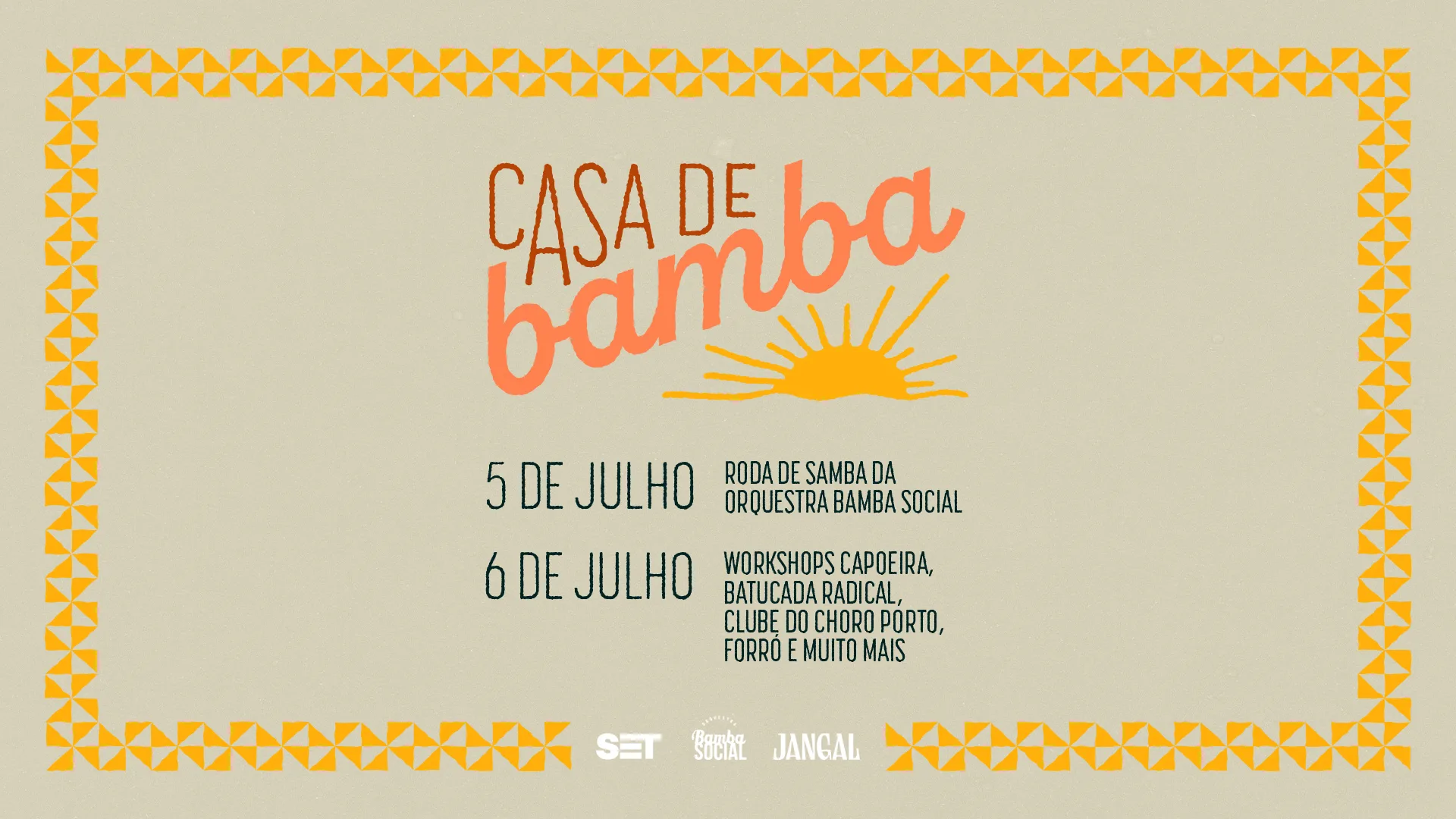 "Casa De Bamba" - Orquestra Bamba Social 5 & 6 Julho Cover