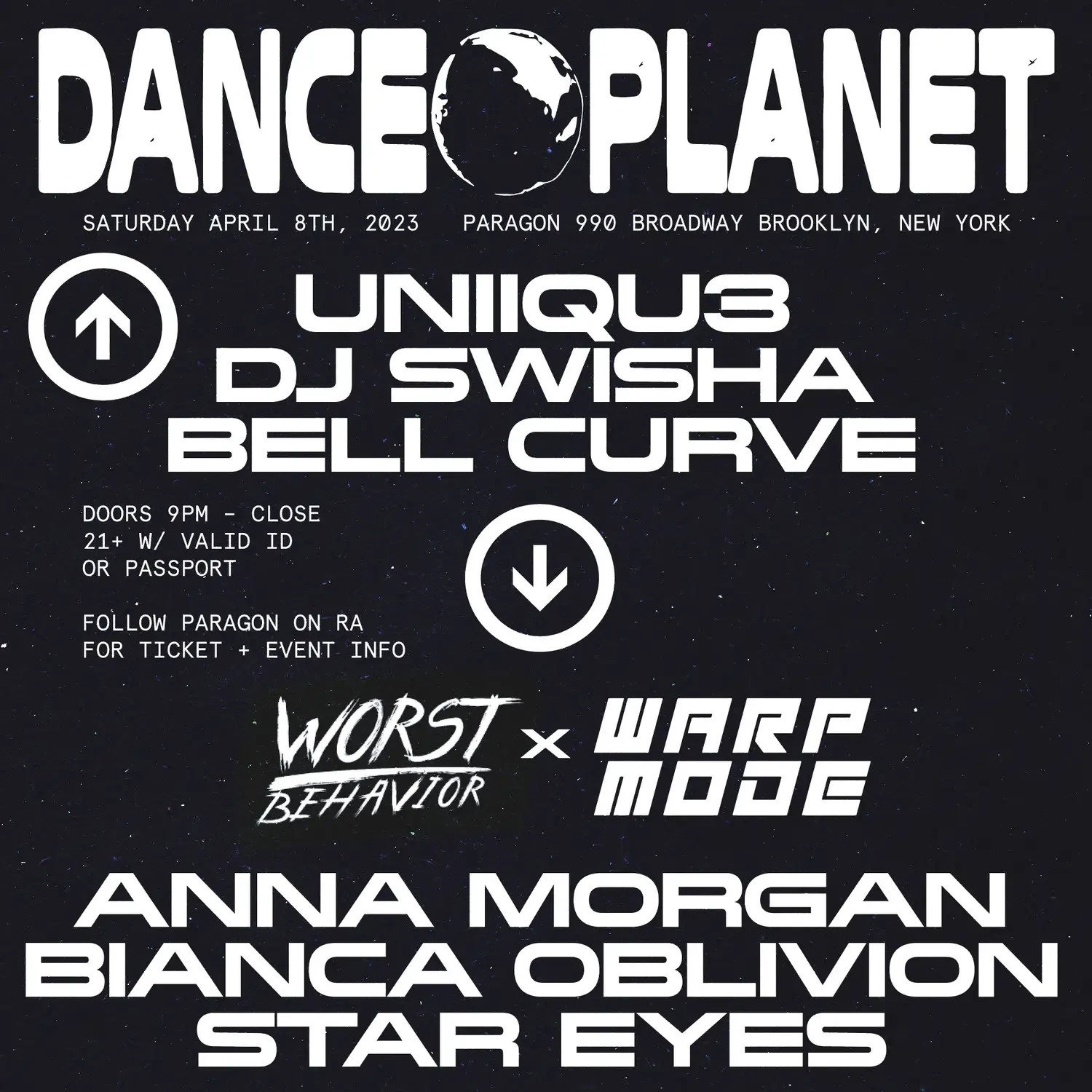 Dance Planet: Uniiqu3, Dj Swisha, Bell Curve, Anna Morgan Cover