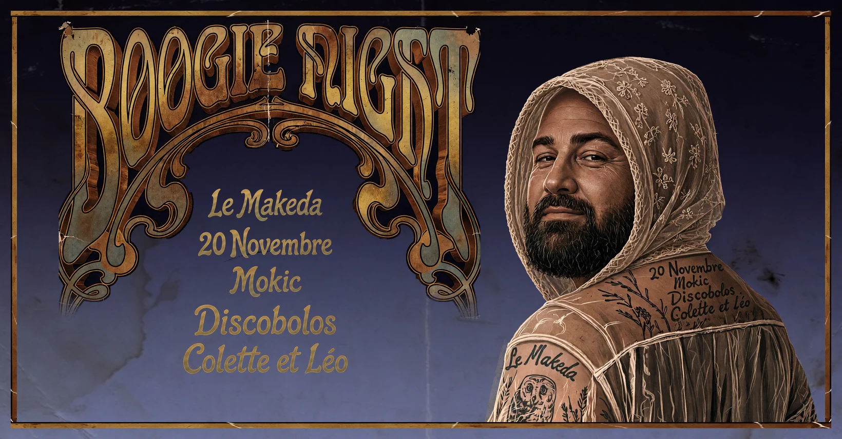 Boogie Nights #5 Discobolos Invite Colette & Léo + Mokic Cover