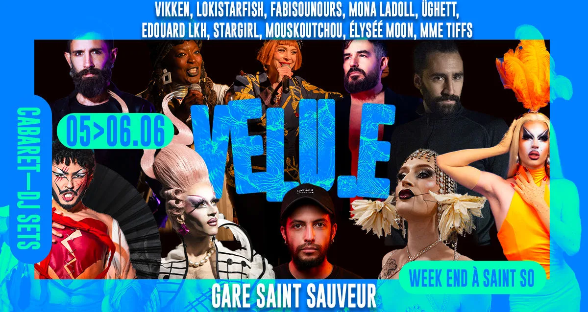 Velu.E - Cabaret & Afterwork & Club - Gare Saint Sauveur Cover