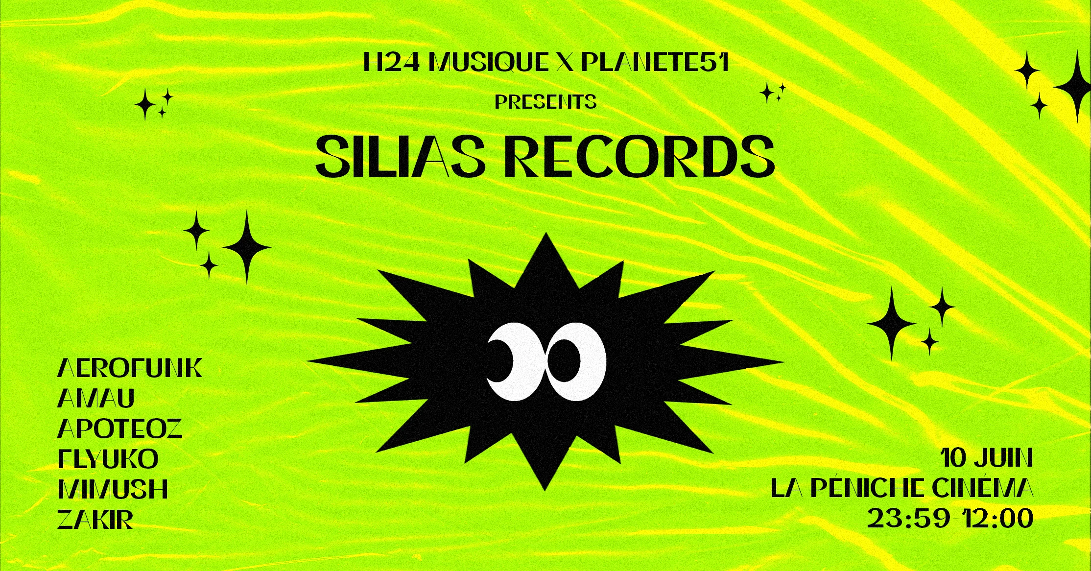 H24 Musique X Planete51 Presents Silias Records Cover
