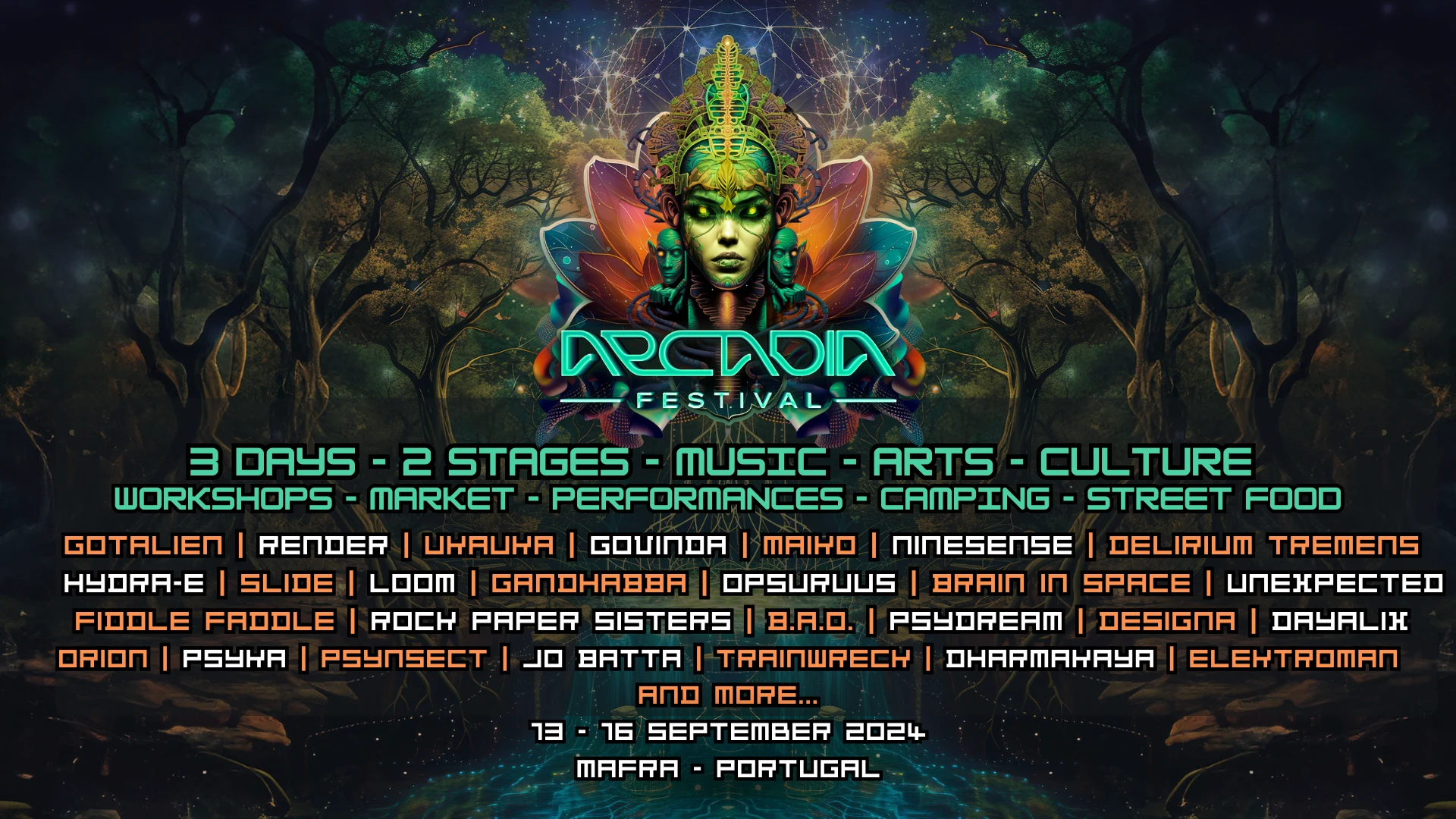 Arcadia Festival Cover